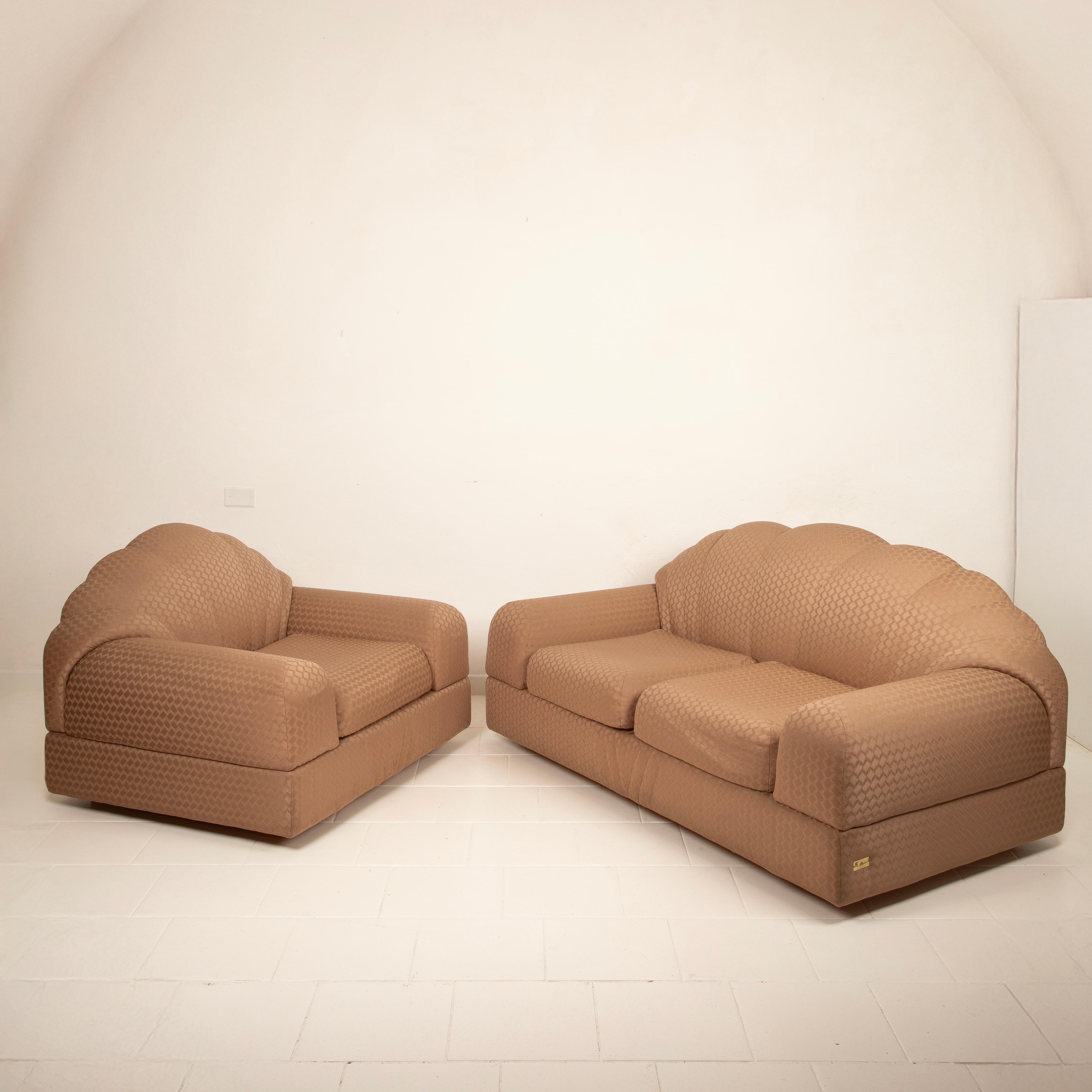 Sillón y sofá de Alain Delon para Maison Jansen Regencia de Hollywood en venta