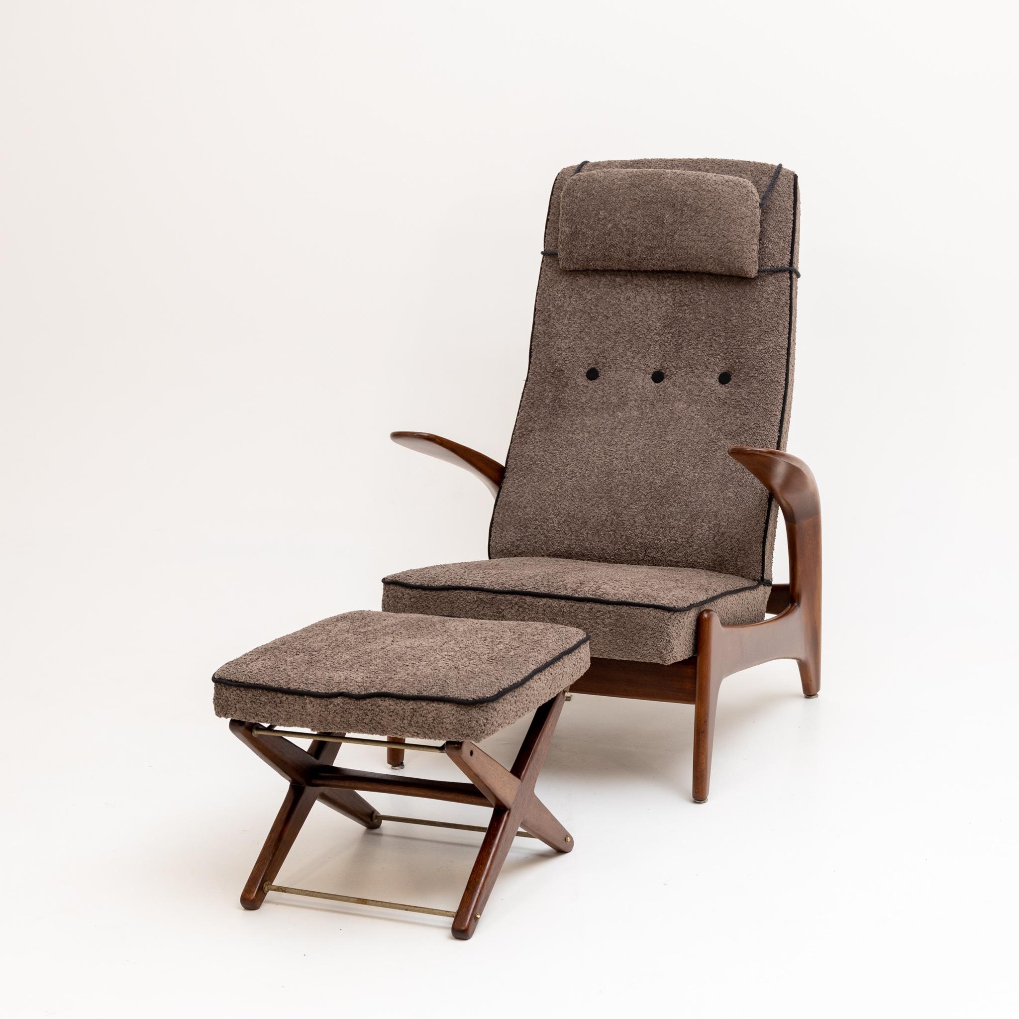 Armchair and Stool Rock'n Rest by Rolf Rastad & Adolf Relling 3