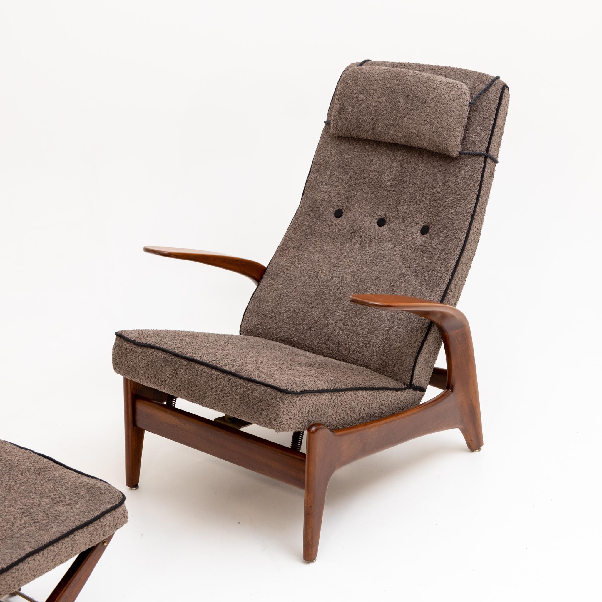 Armchair and Stool Rock'n Rest by Rolf Rastad & Adolf Relling 4