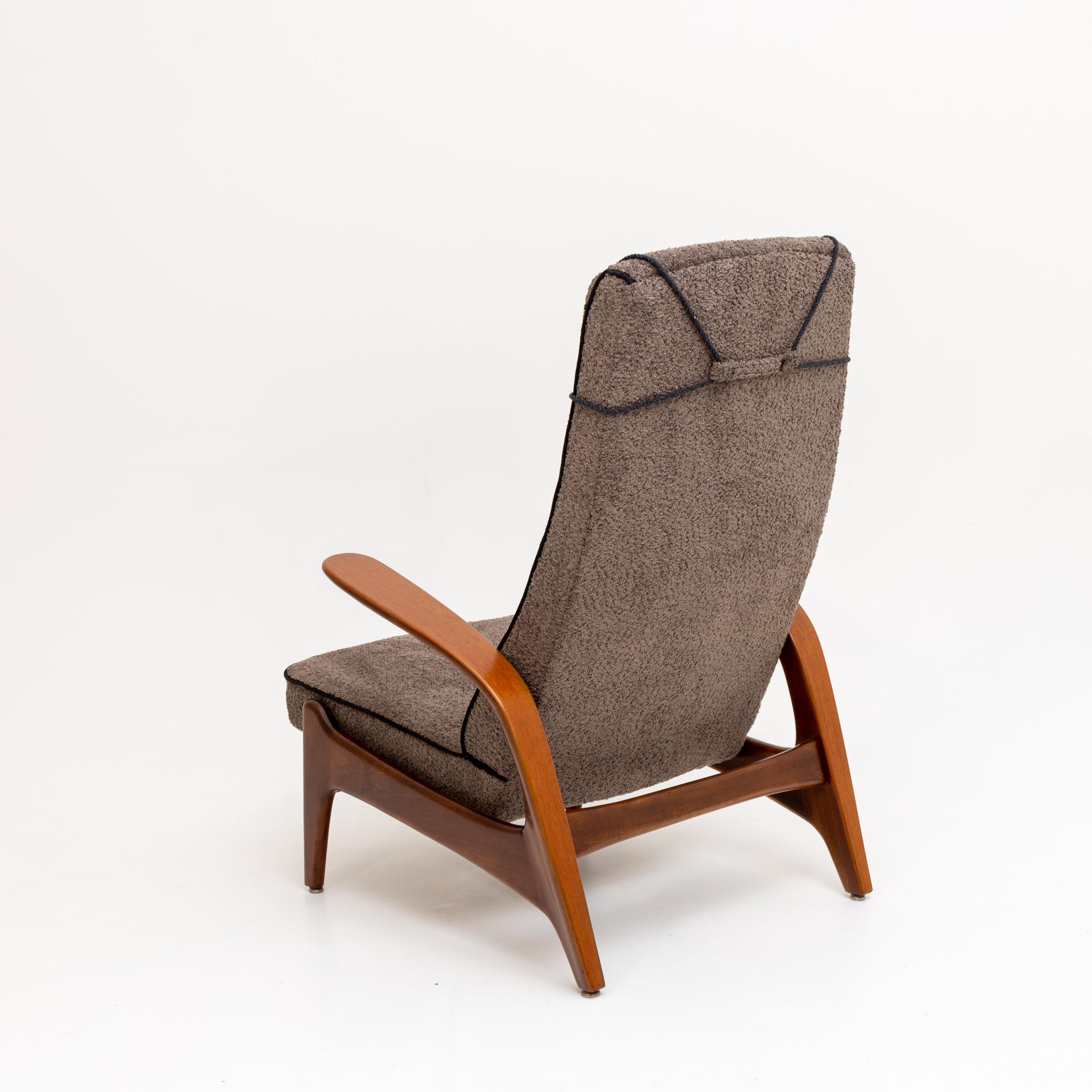 Norwegian Armchair and Stool Rock'n Rest by Rolf Rastad & Adolf Relling