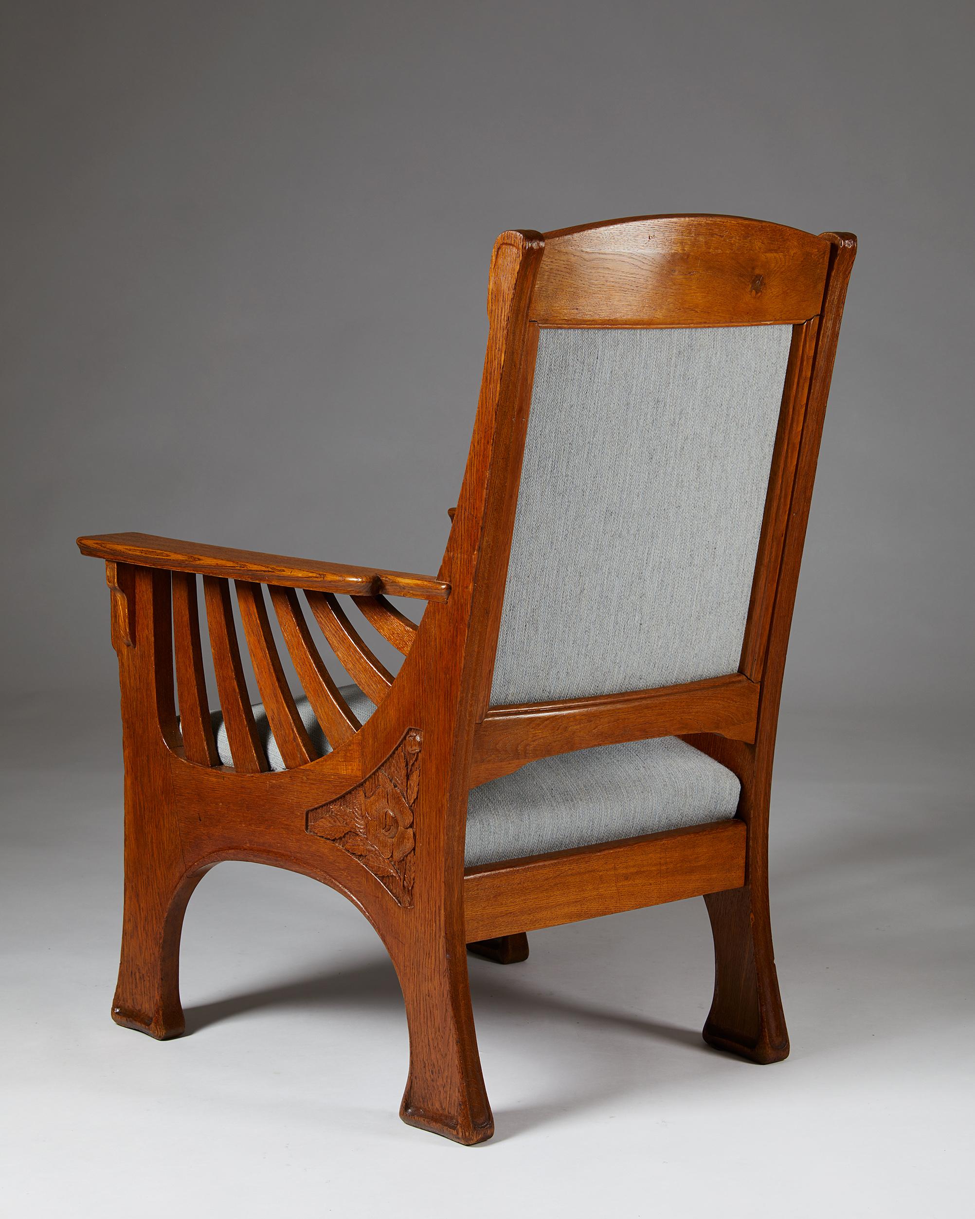 Swedish Armchair, Anonymous, Sweden, Early 1900s