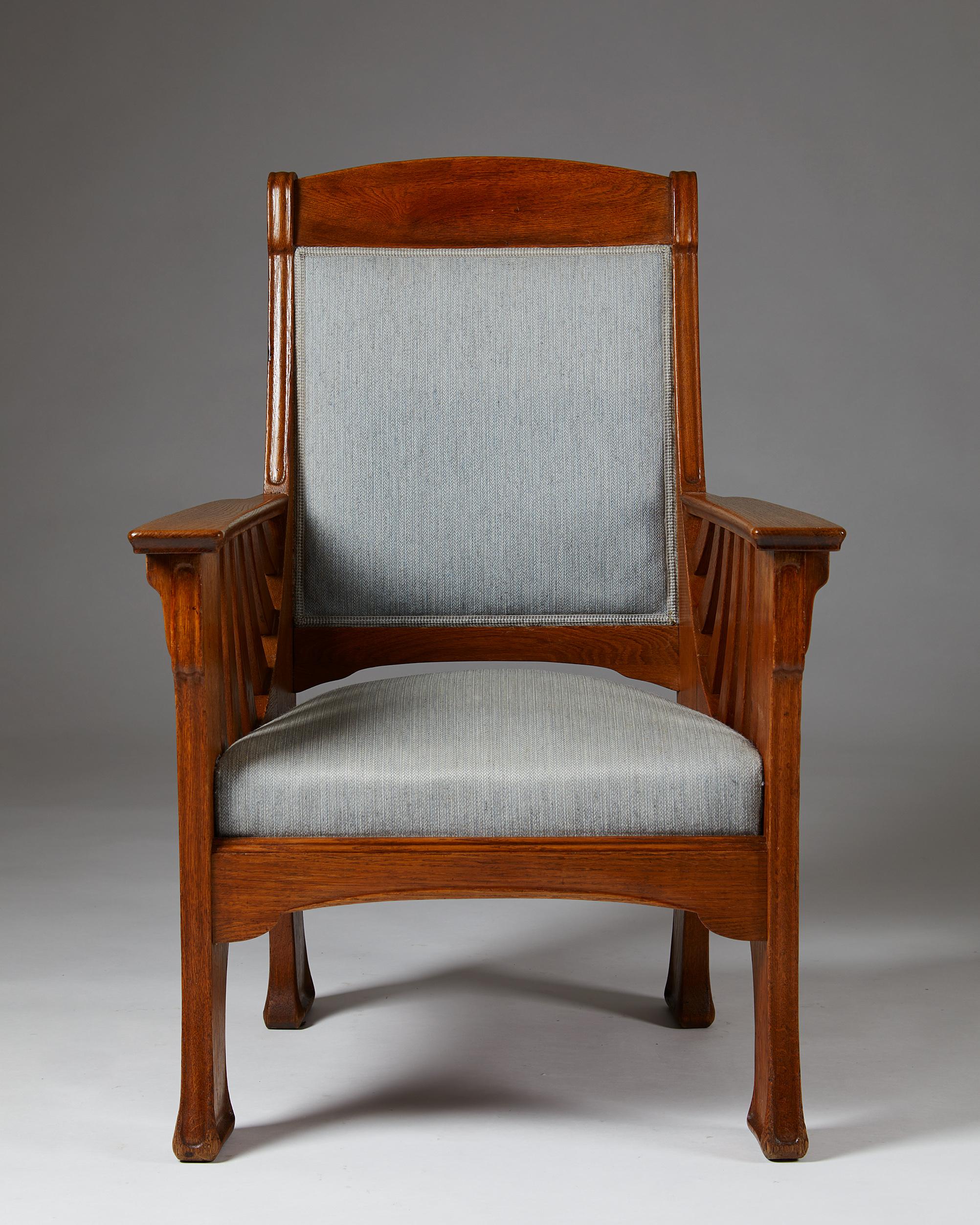 Early 20th Century Armchair, Anonymous, Sweden, Early 1900s