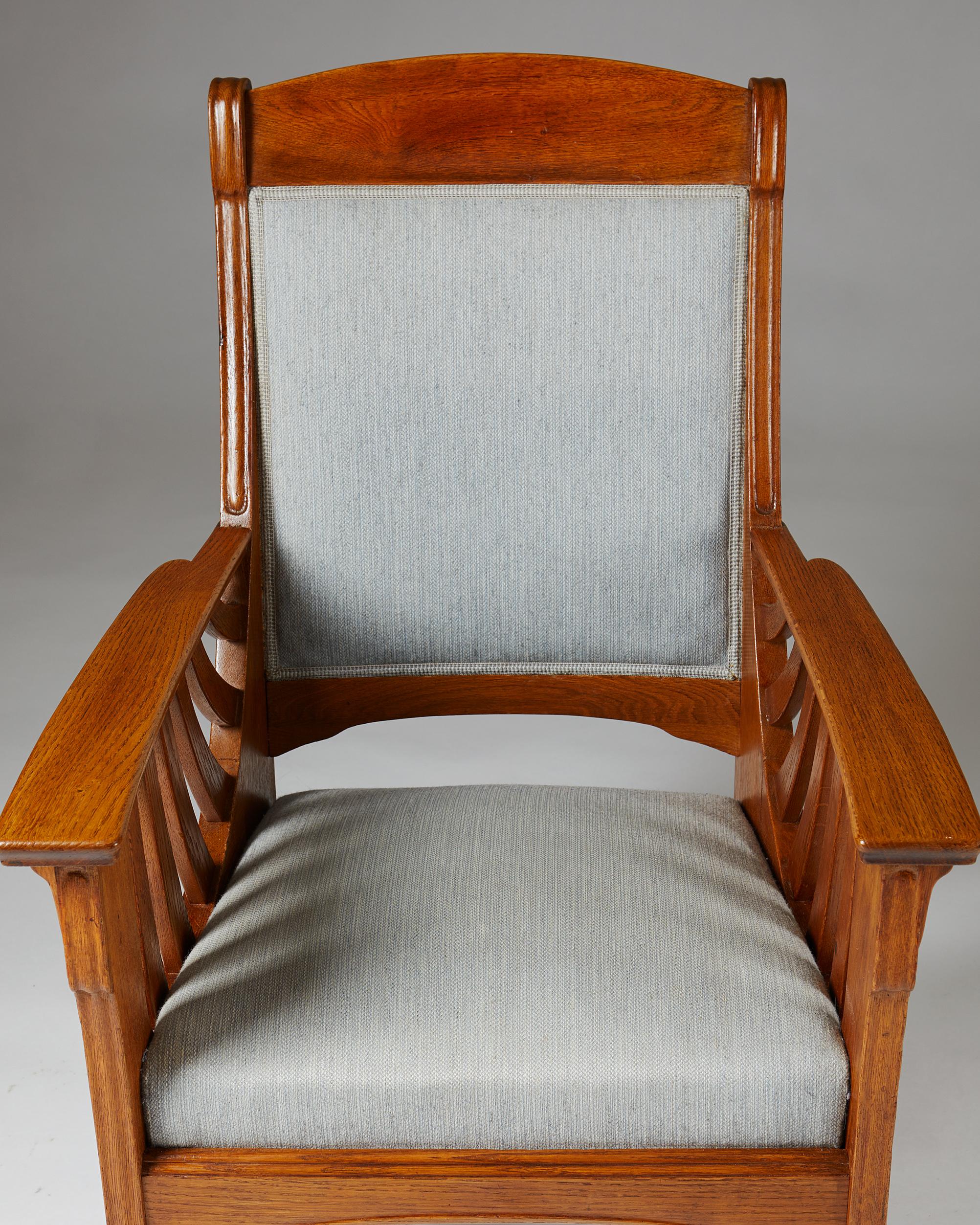 Cotton Armchair, Anonymous, Sweden, Early 1900s