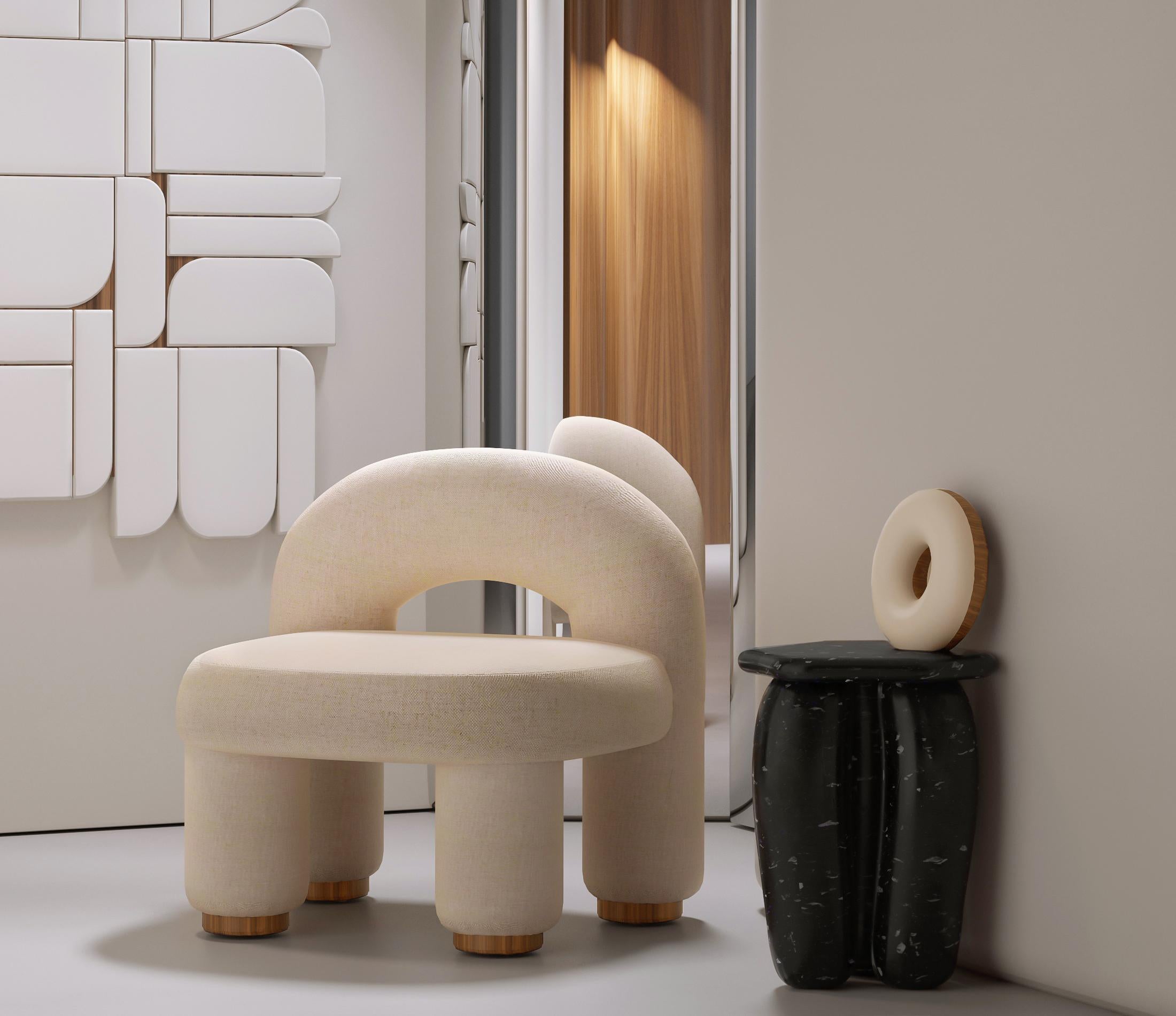 Sillón Arcy en tapicería Kvadrat azul claro by Alter Ego Studio en venta 1