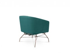 Armchair, Armchair with Metal Legs