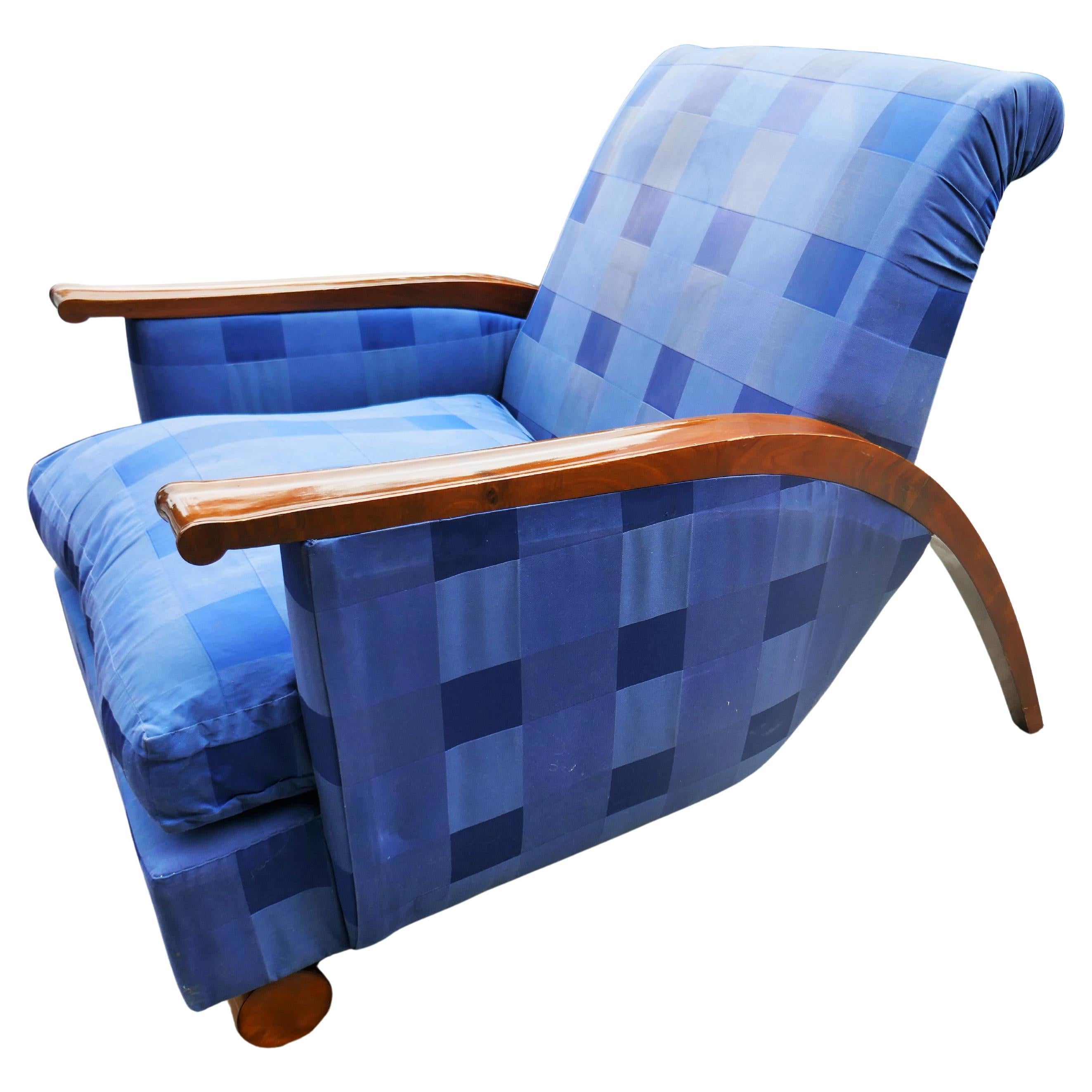 Sillón atribuido a Emile Jacques Ruhlmann. French en venta