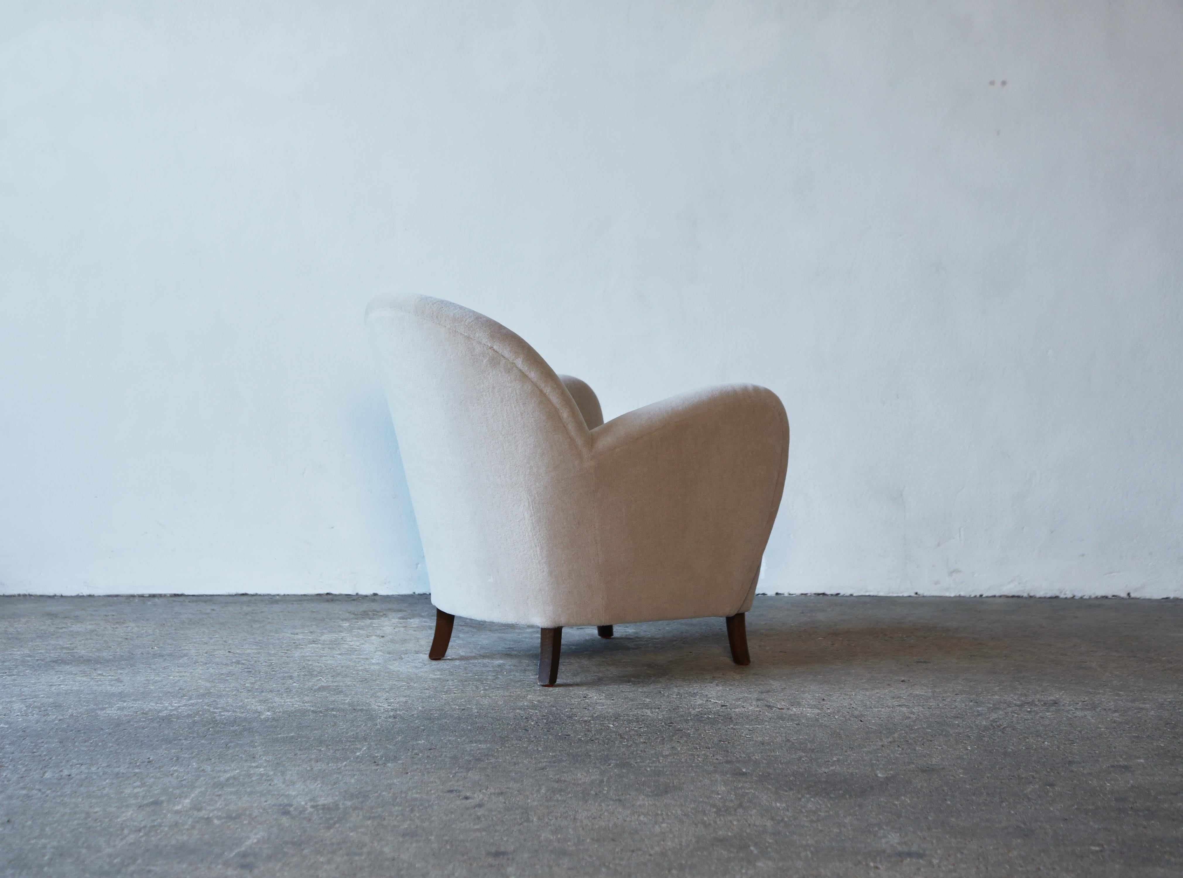 Armchair Attributed to Flemming Lassen for Georg Kofoed, Denmark, 1940s For Sale 5
