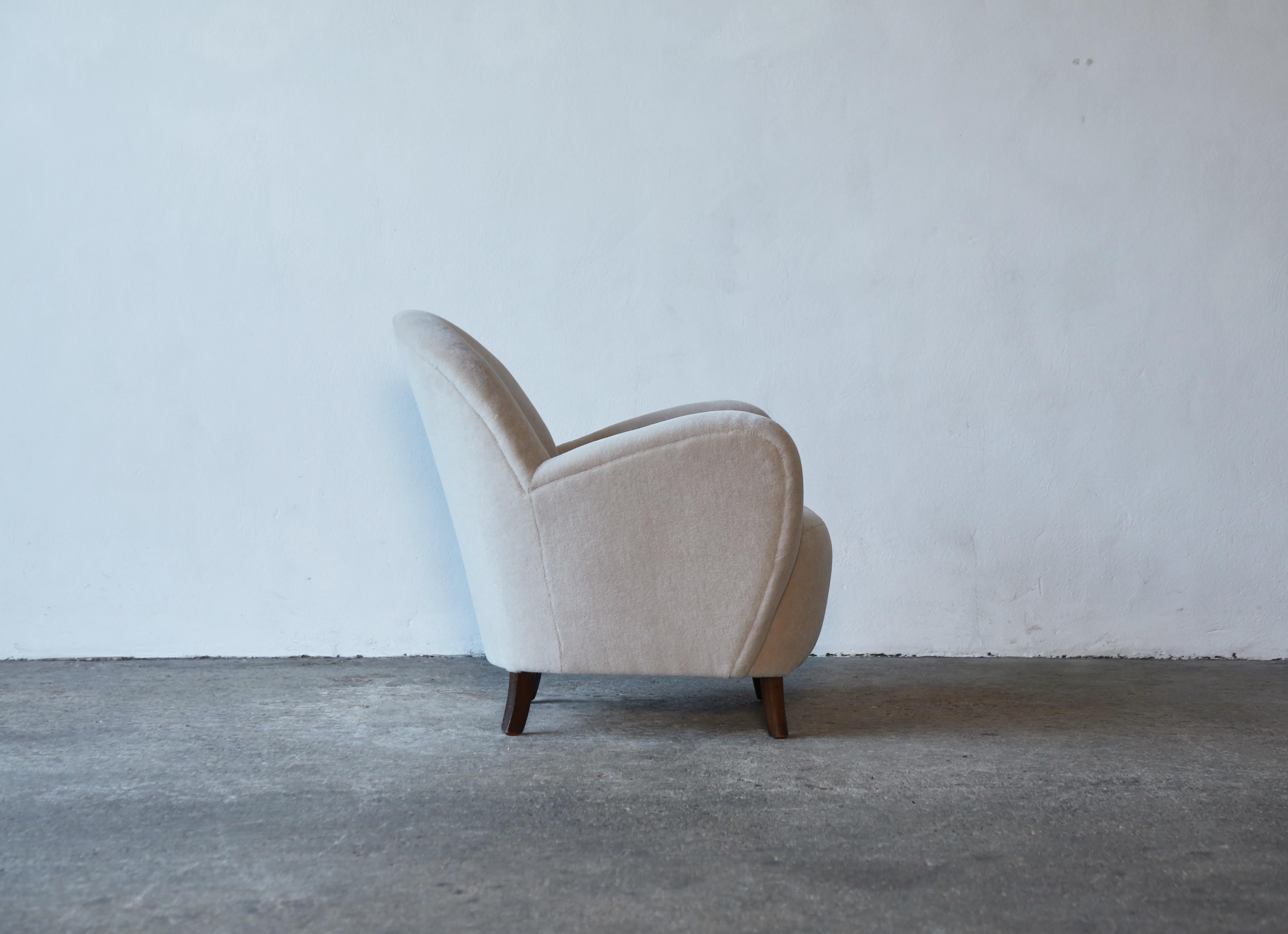 Armchair Attributed to Flemming Lassen for Georg Kofoed, Denmark, 1940s For Sale 7