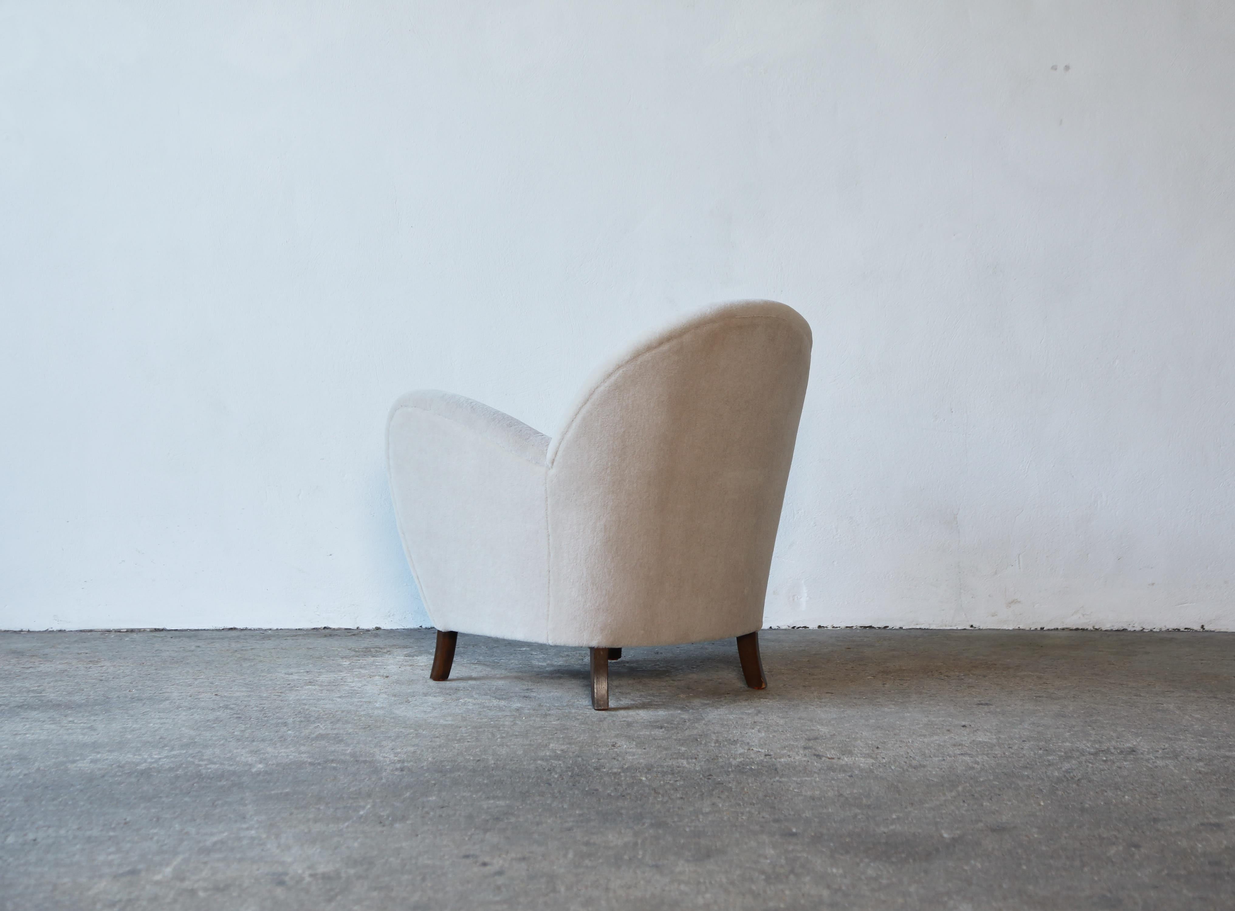 Armchair Attributed to Flemming Lassen for Georg Kofoed, Denmark, 1940s For Sale 1