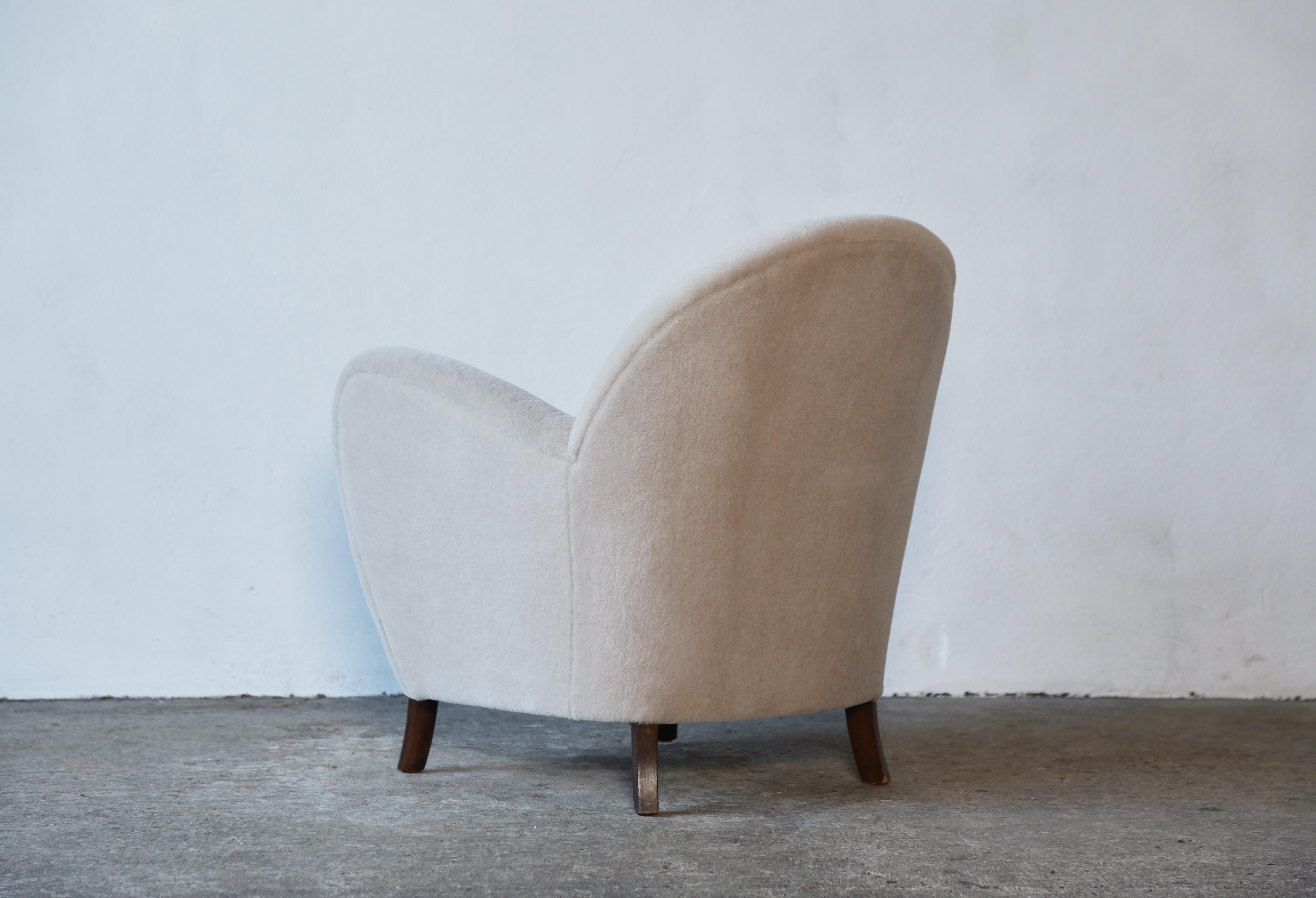 Armchair Attributed to Flemming Lassen for Georg Kofoed, Denmark, 1940s For Sale 2