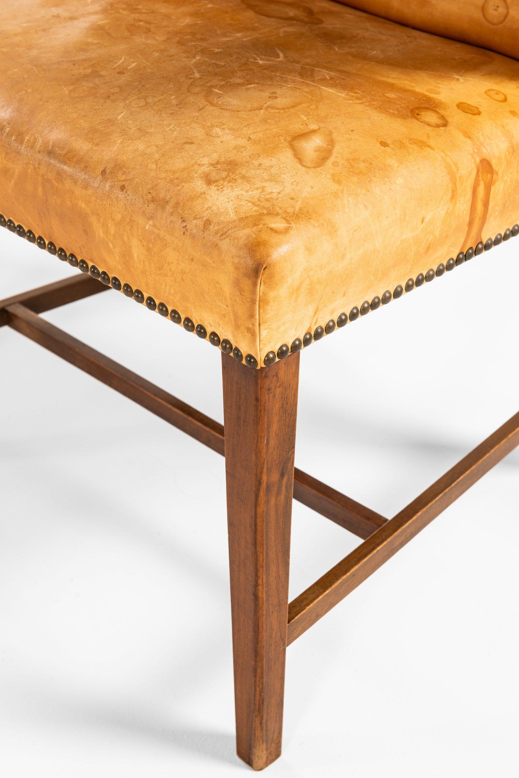 Danish Armchair Attributed to Frits Henningsen by cabinetmaker Frits Henningsen For Sale