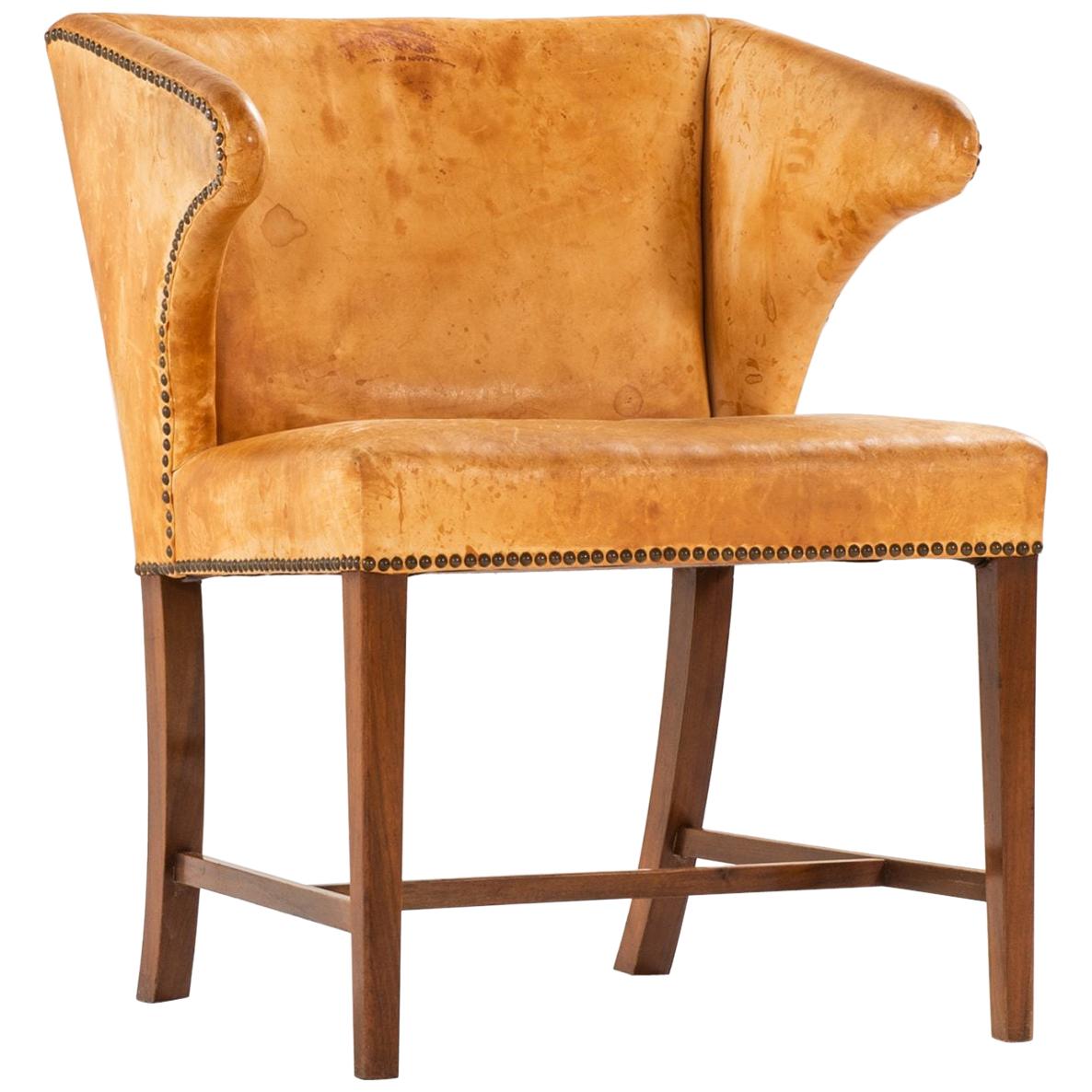 Armchair Attributed to Frits Henningsen by cabinetmaker Frits Henningsen For Sale