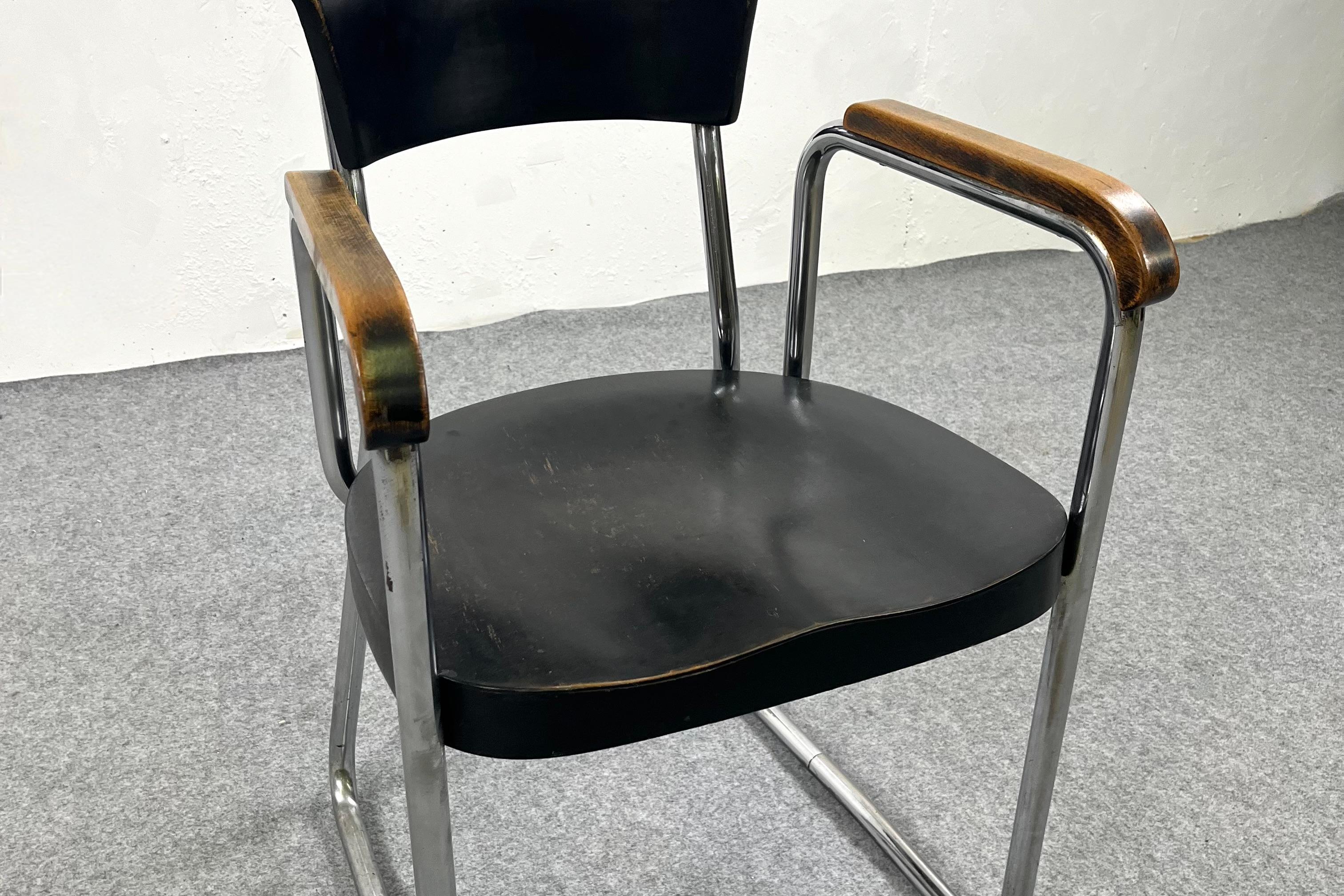 Sillón B261 de Emile Guillot para Thonet - Años 30 en venta 1