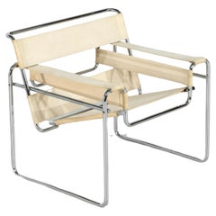 Armchair "B3 Wassily" Fabric by Marcel Breuer for Gavina, 1925s.