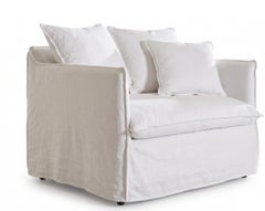 Sessel Bett Gervasoni Ghost 11 design Paola Navone - Lino Bianco