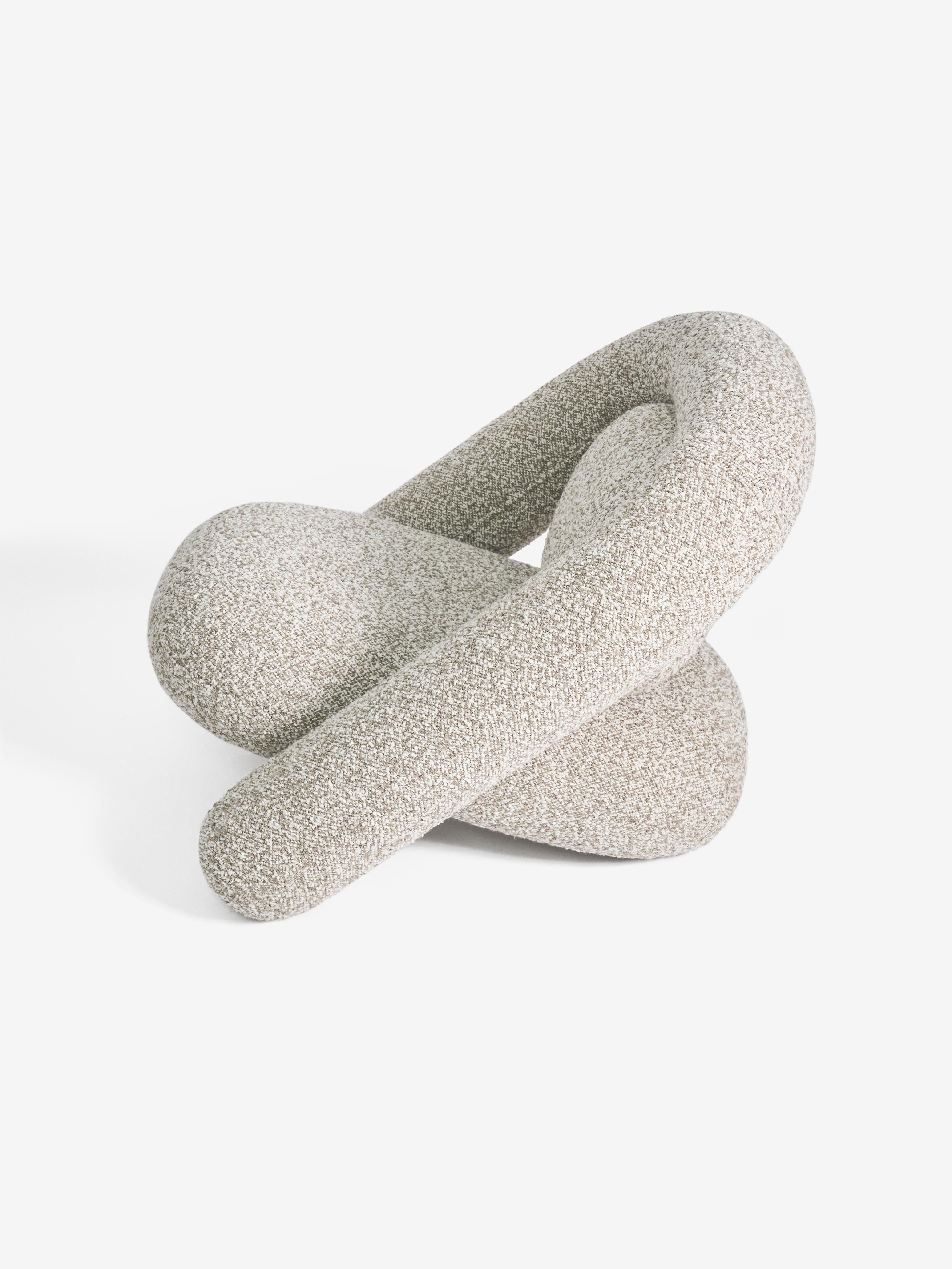 Armchair BUN - Contemporary Sculptural Chair for Minimalist Interiors In New Condition For Sale In Kyiv, UA
