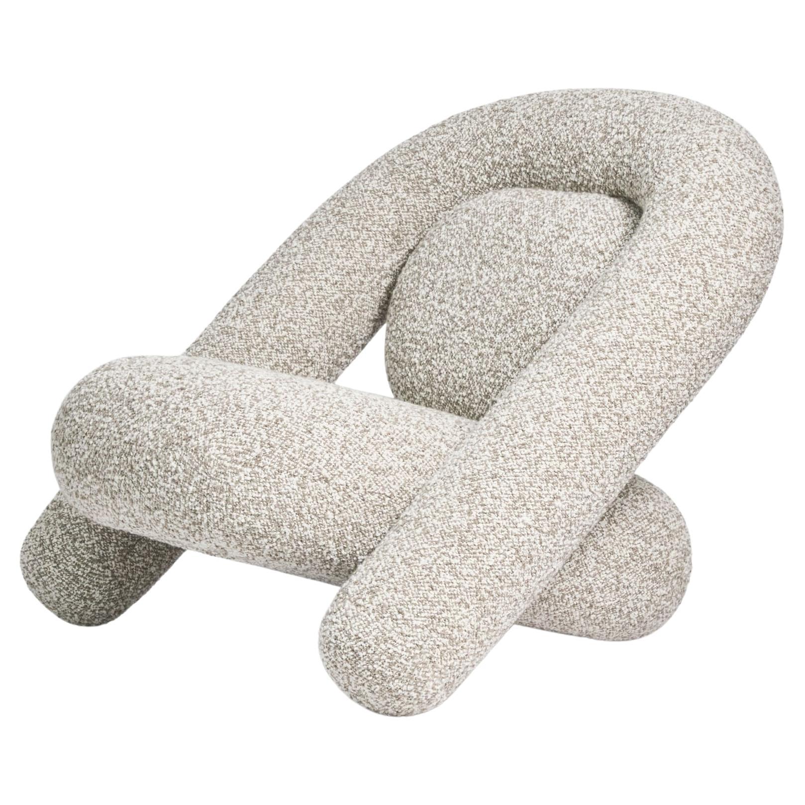Armchair BUN - Contemporary Sculptural Chair for Minimalist Interiors For Sale