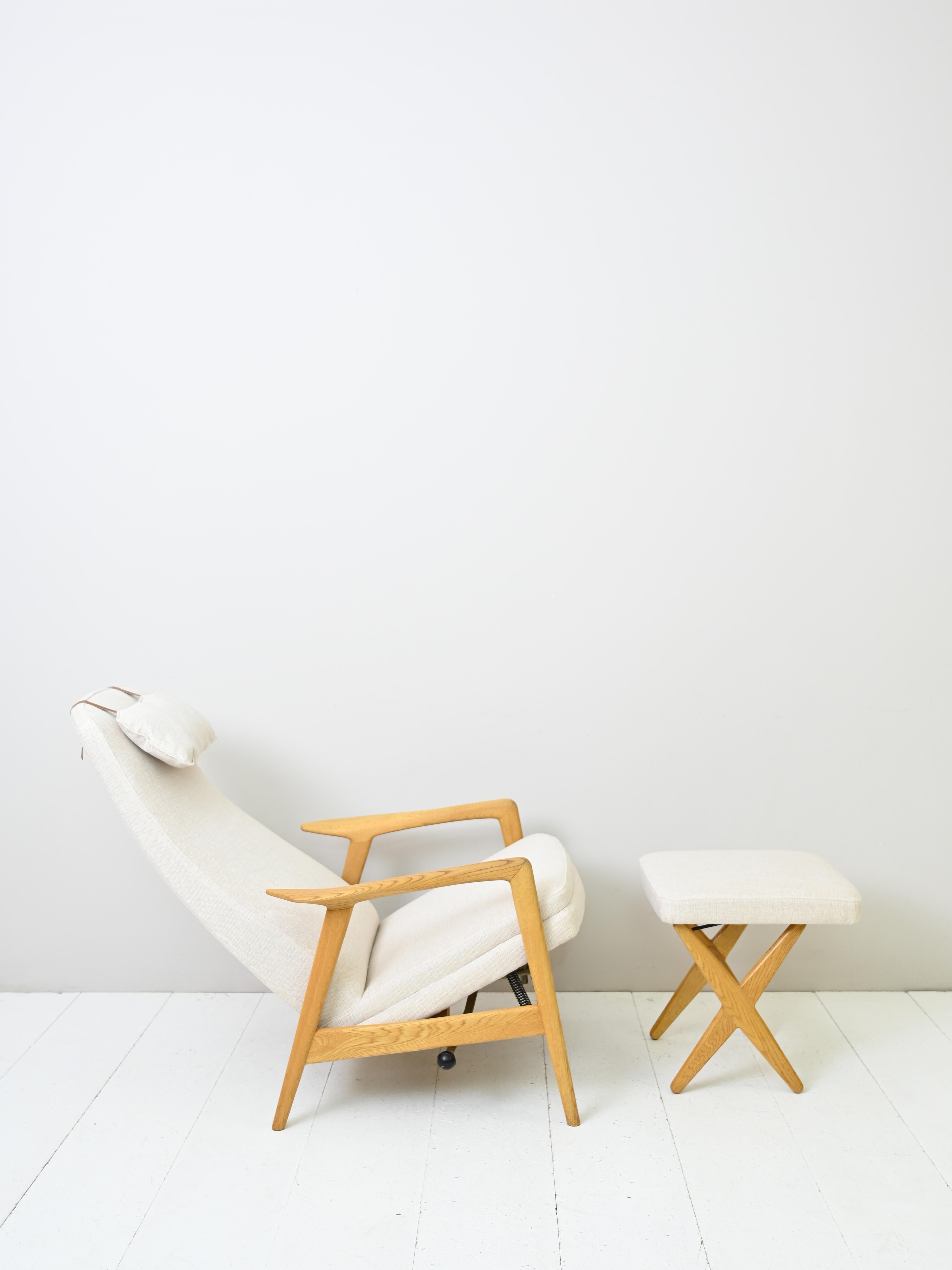 Scandinavian Modern Armchair by Alf Svensson for DUX
