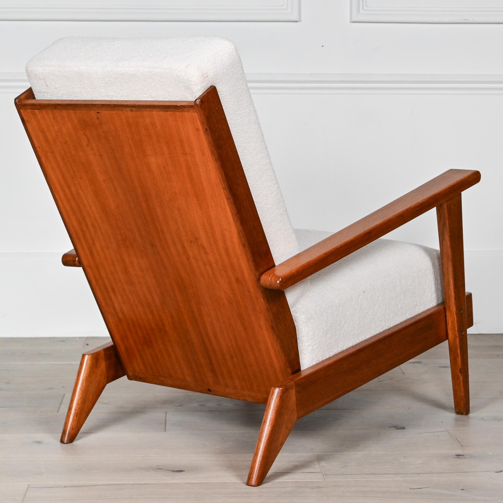 Upholstery Armchair by André Sornay For Sale