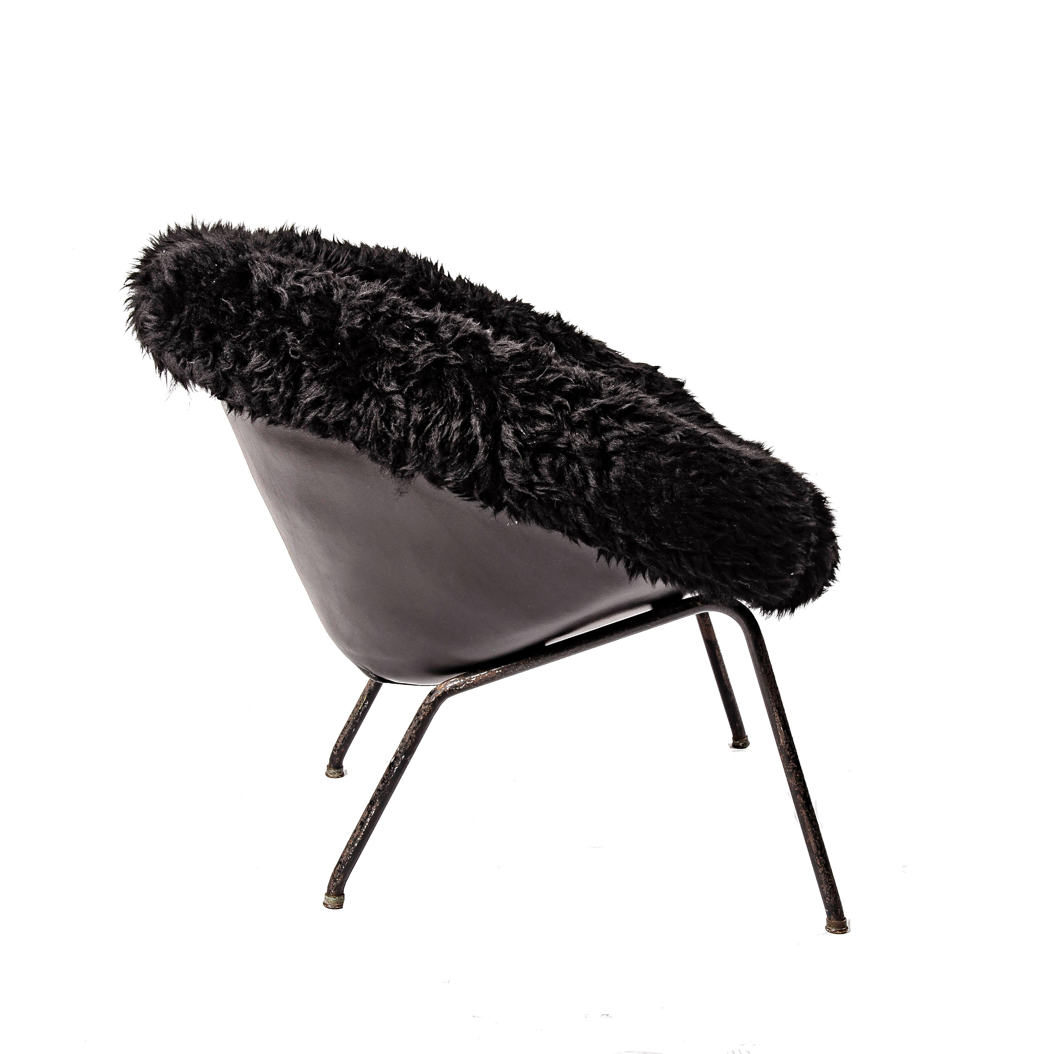 Fauteuil par Anonymous, Brésilien moderne du milieu du siècle, années 1950 Bon état - En vente à West Hollywood, CA