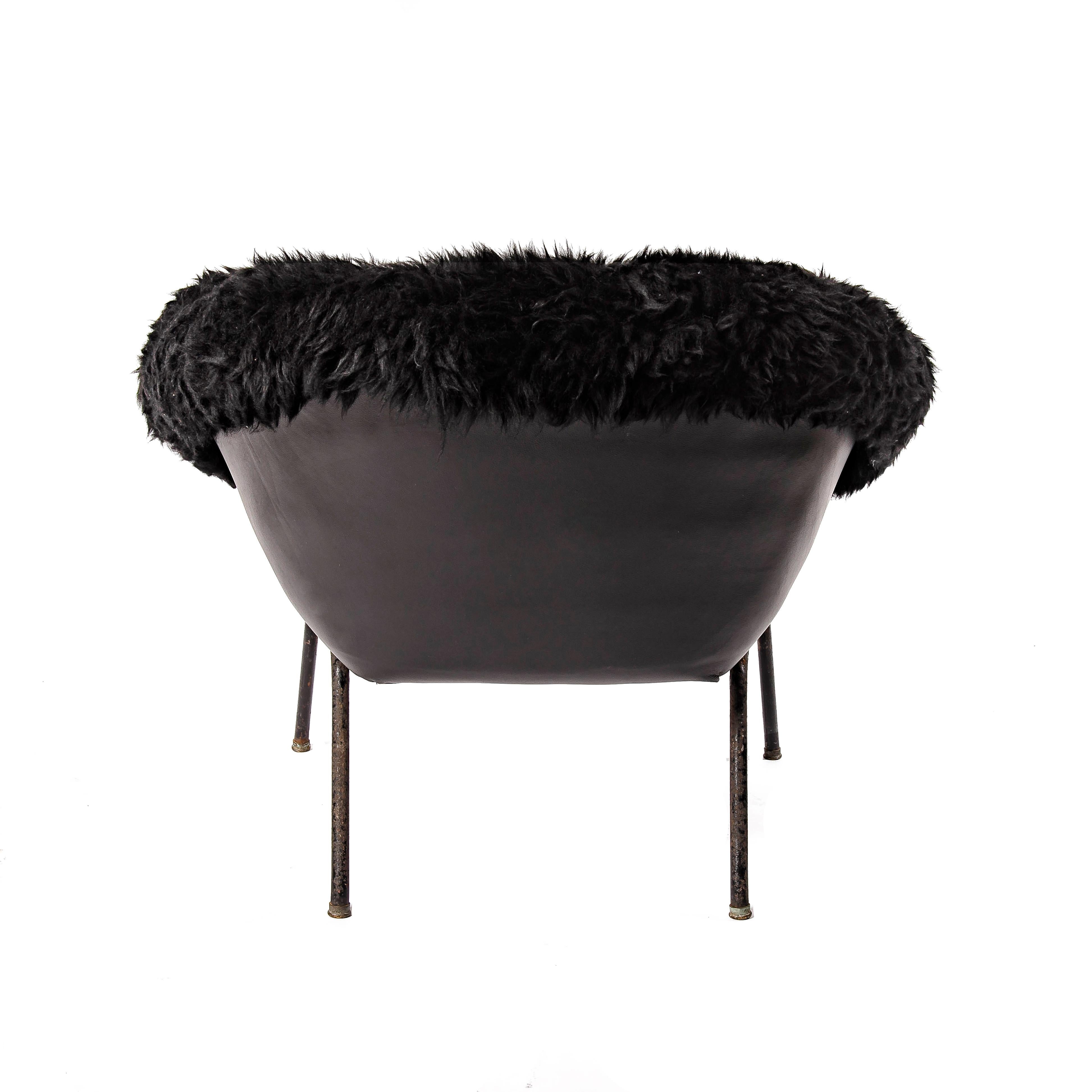 20ième siècle Fauteuil par Anonymous, Brésilien moderne du milieu du siècle, années 1950 en vente