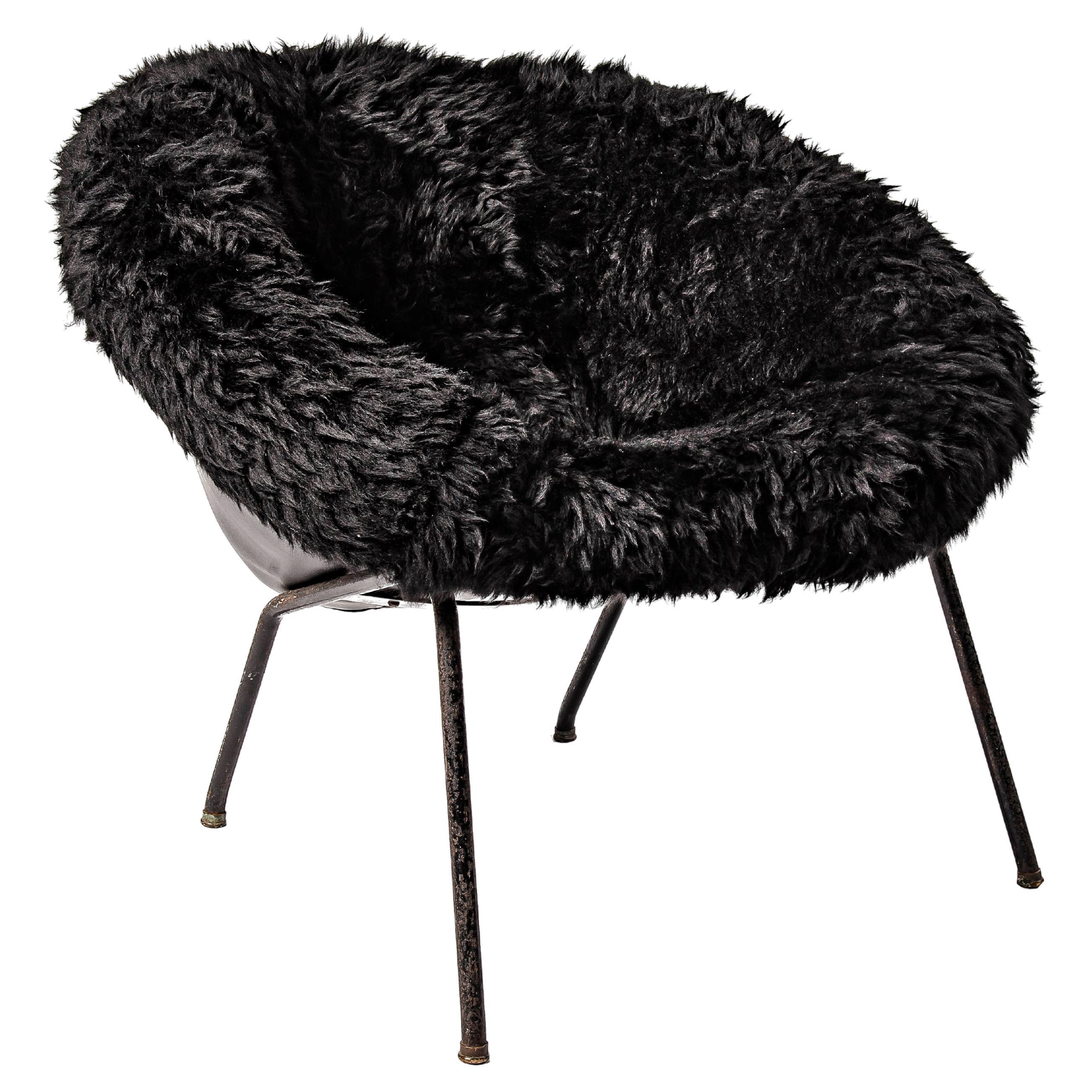 Fauteuil par Anonymous, Brésilien moderne du milieu du siècle, années 1950