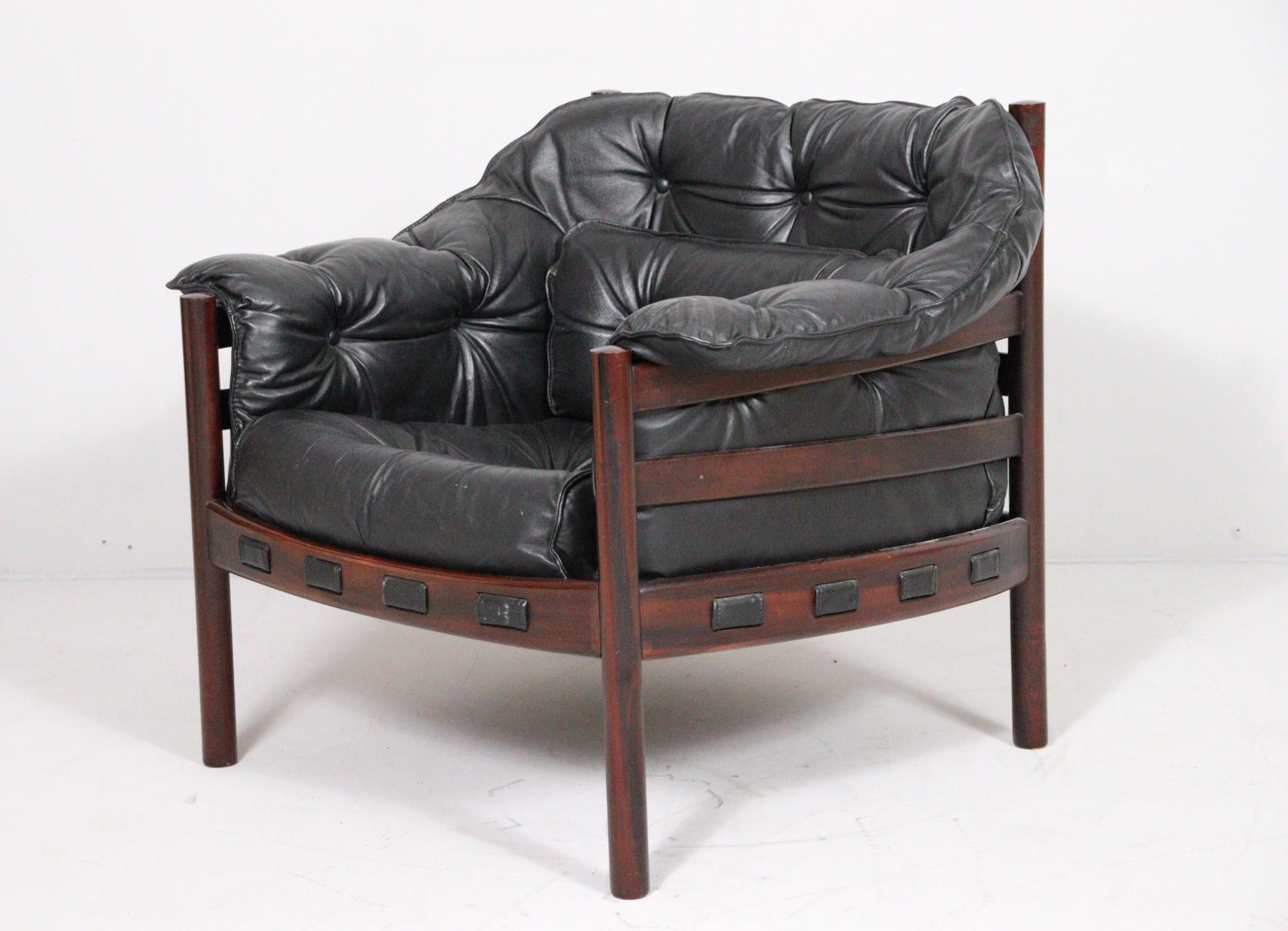 Mid-Century Modern Arne Norell & Sven Ellekaer Armchair for Coja Sweden 1960 For Sale