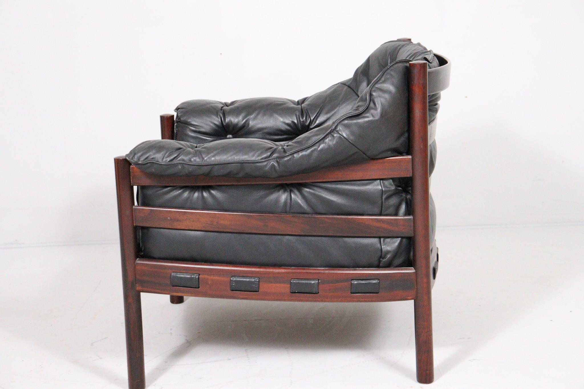 Swedish Arne Norell & Sven Ellekaer Armchair for Coja Sweden 1960 For Sale