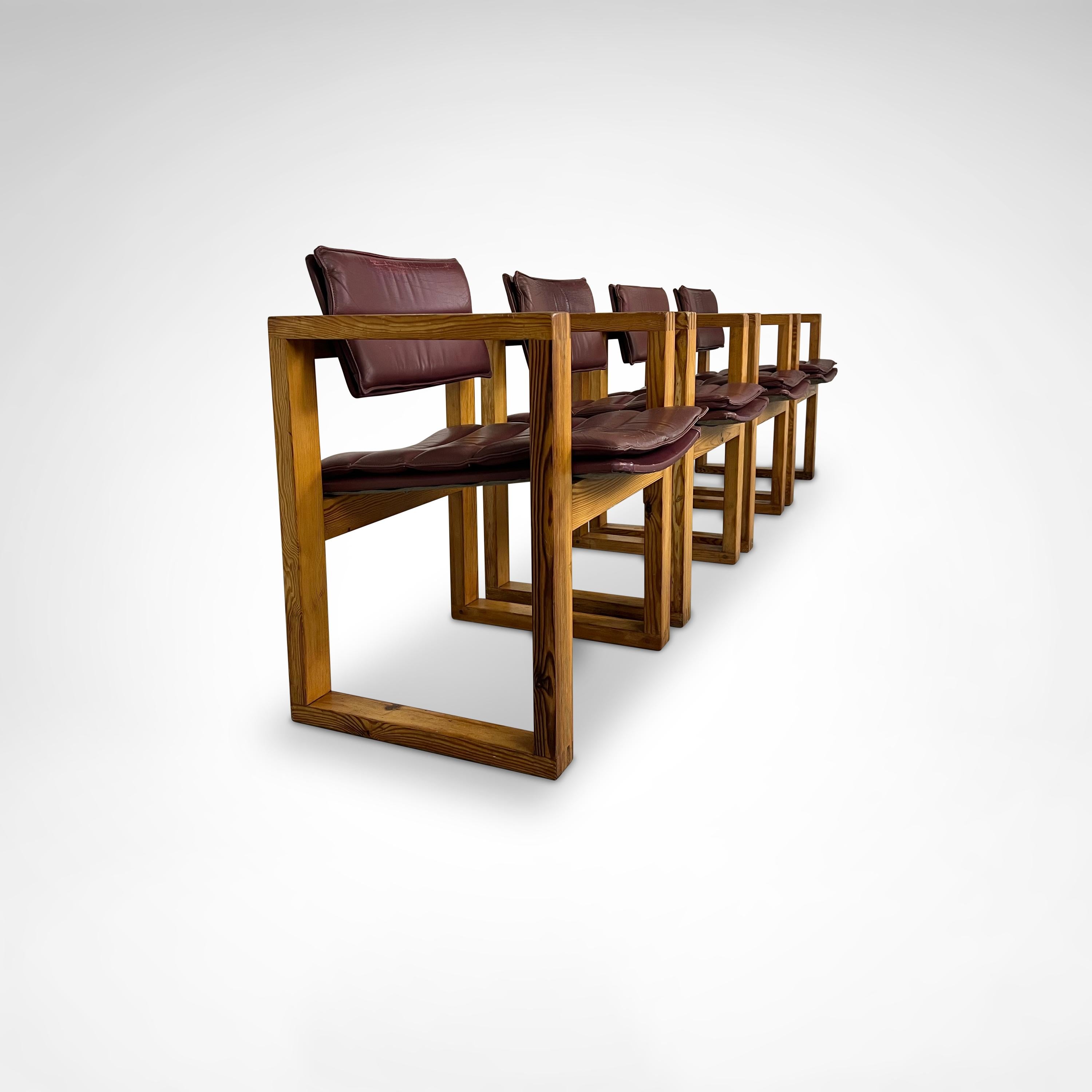 Sessel von Ate van Apeldoorn für Houtwerk Hattem, 4er-Set, 1970er-Set (Moderne der Mitte des Jahrhunderts) im Angebot