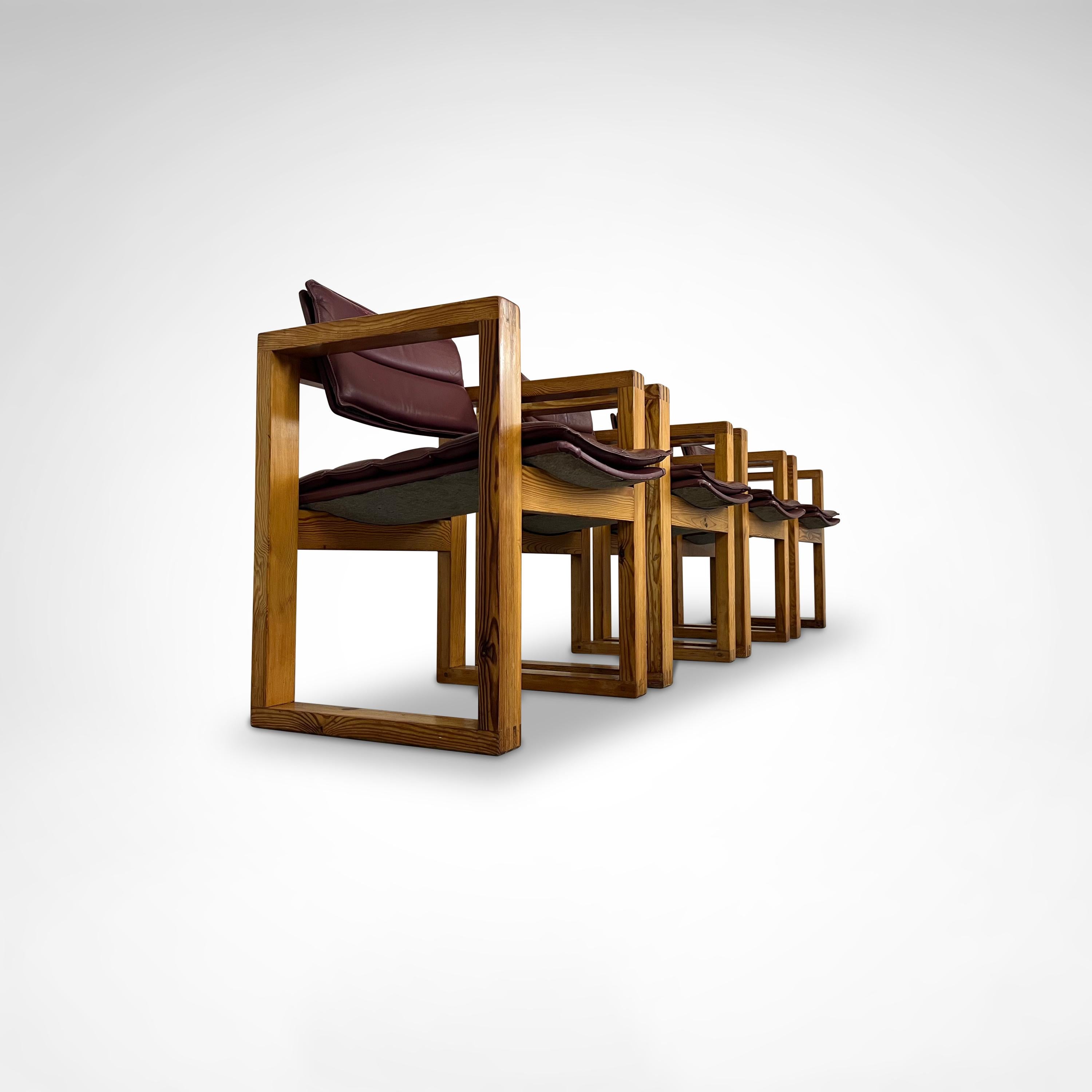 Sessel von Ate van Apeldoorn für Houtwerk Hattem, 4er-Set, 1970er-Set (Ende des 20. Jahrhunderts) im Angebot