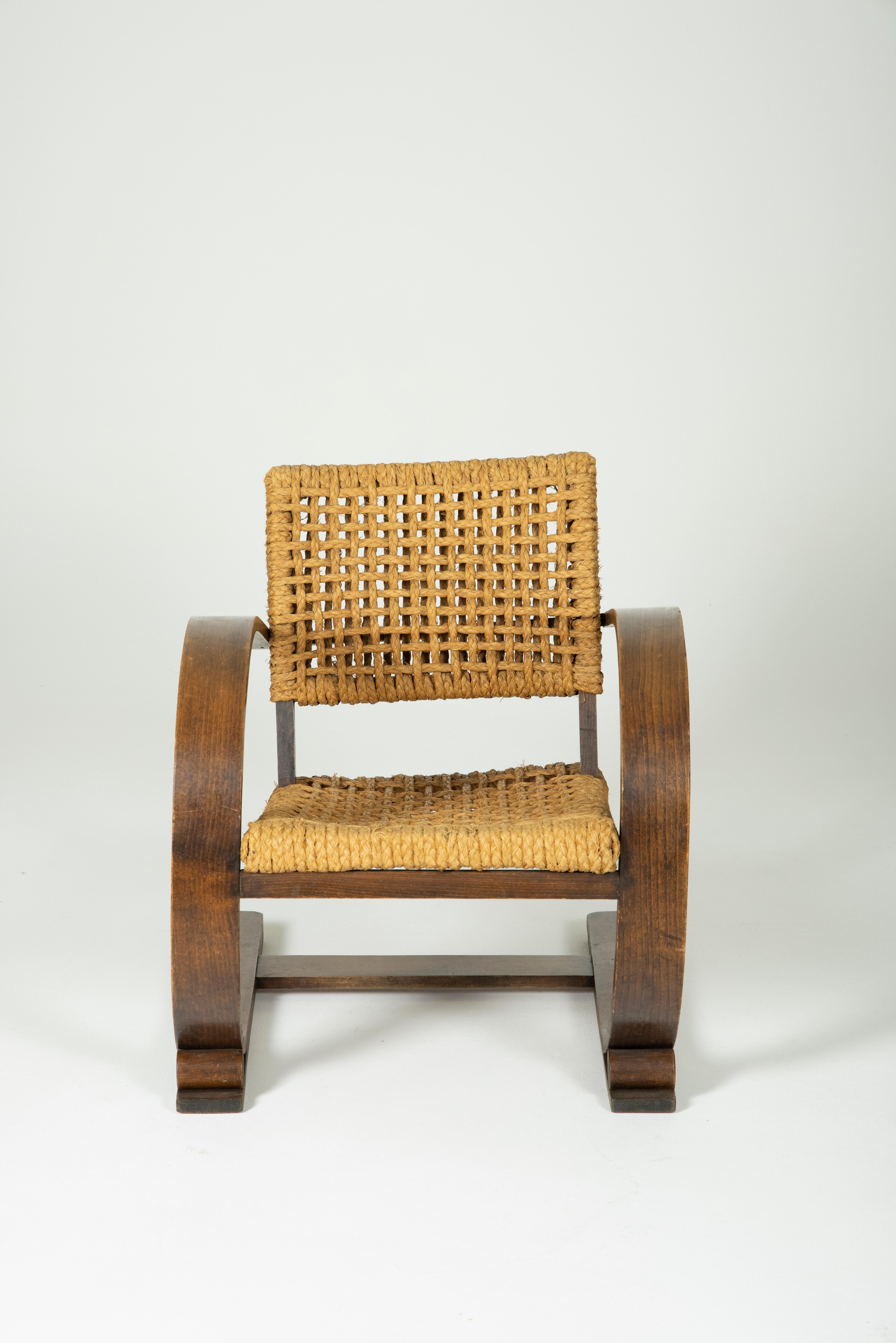 Fauteuil d'Audoux et Minet pour Vibo Vesoul, années 1950 3