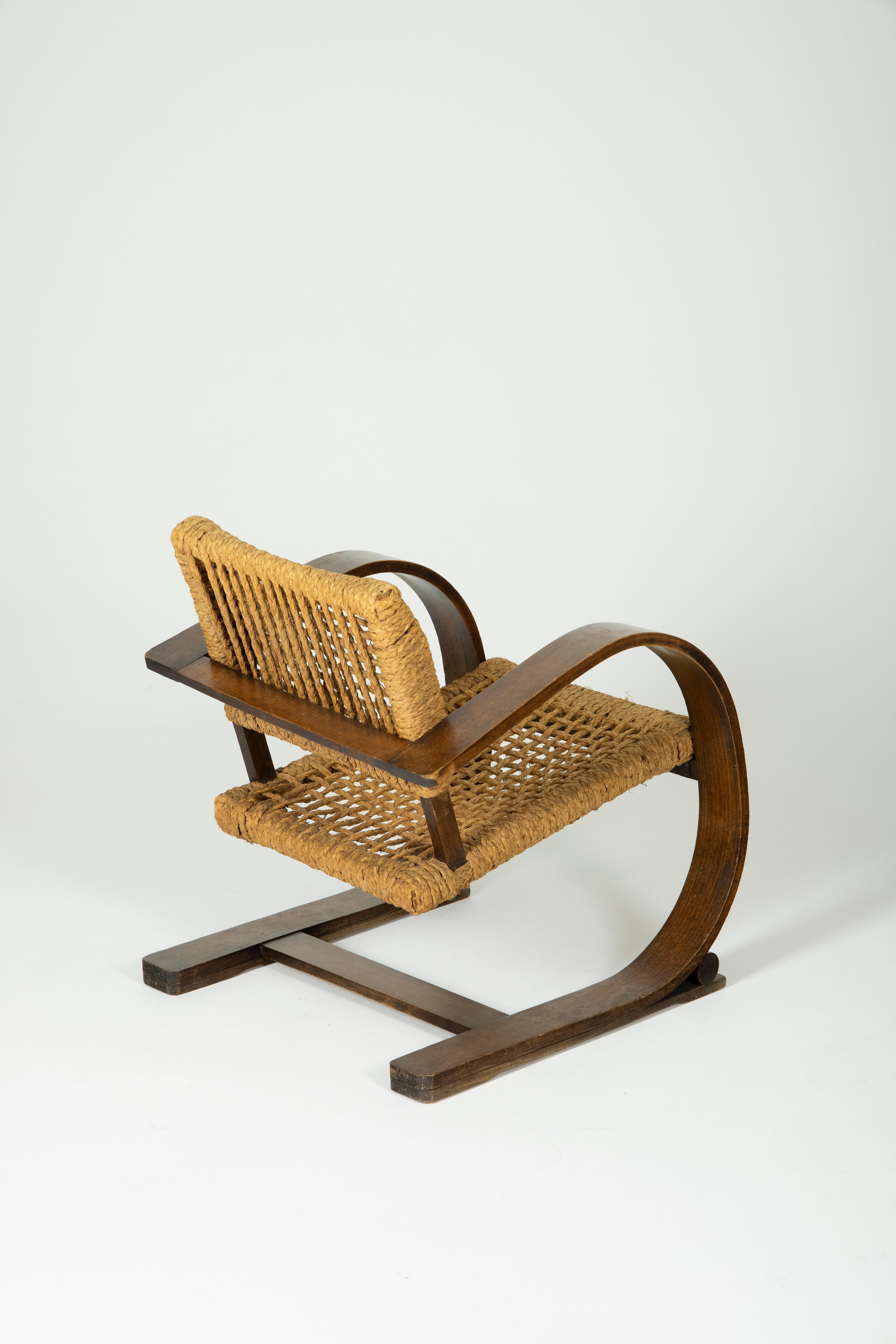 Fauteuil d'Audoux et Minet pour Vibo Vesoul, années 1950 7
