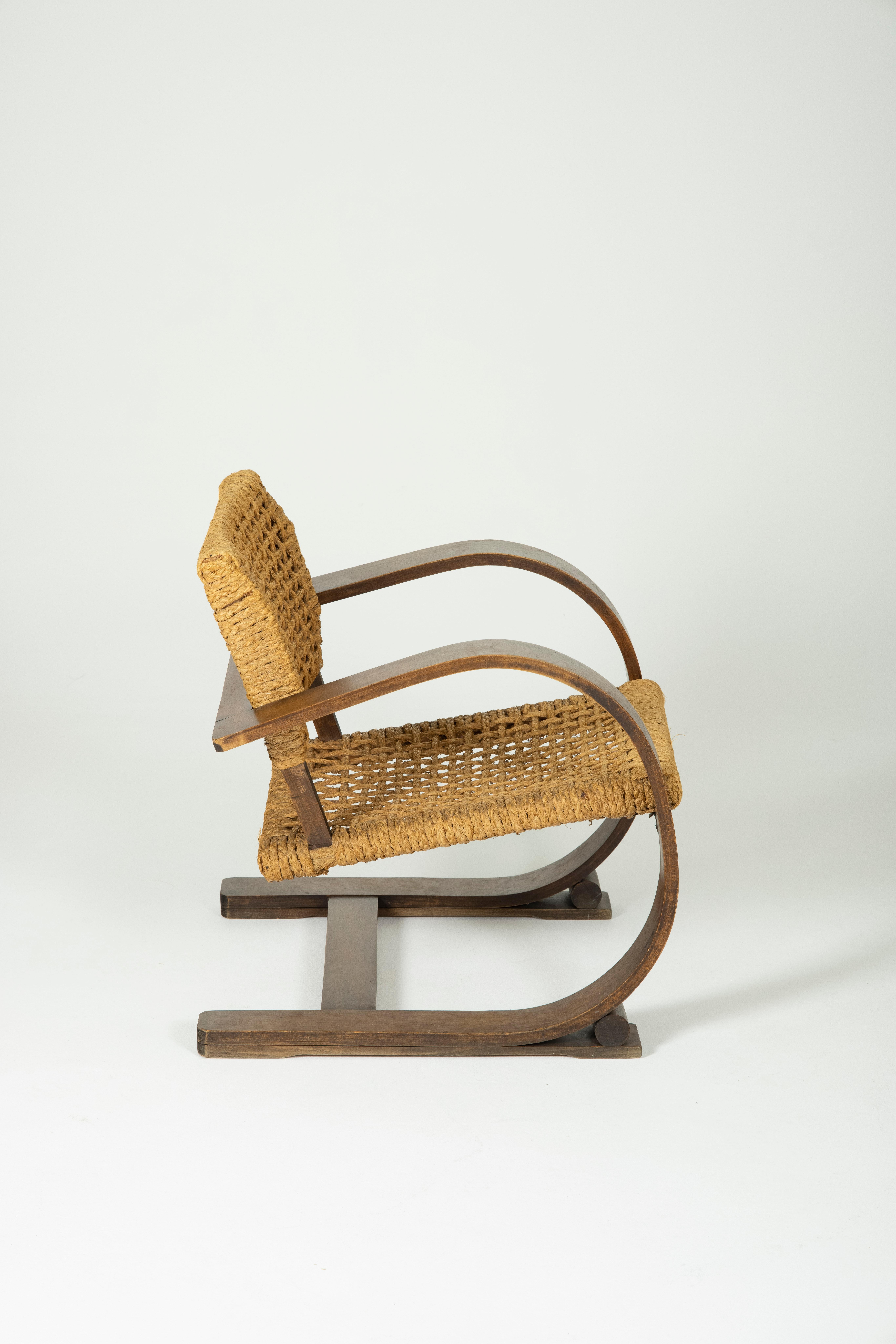 Fauteuil d'Audoux et Minet pour Vibo Vesoul, années 1950 8