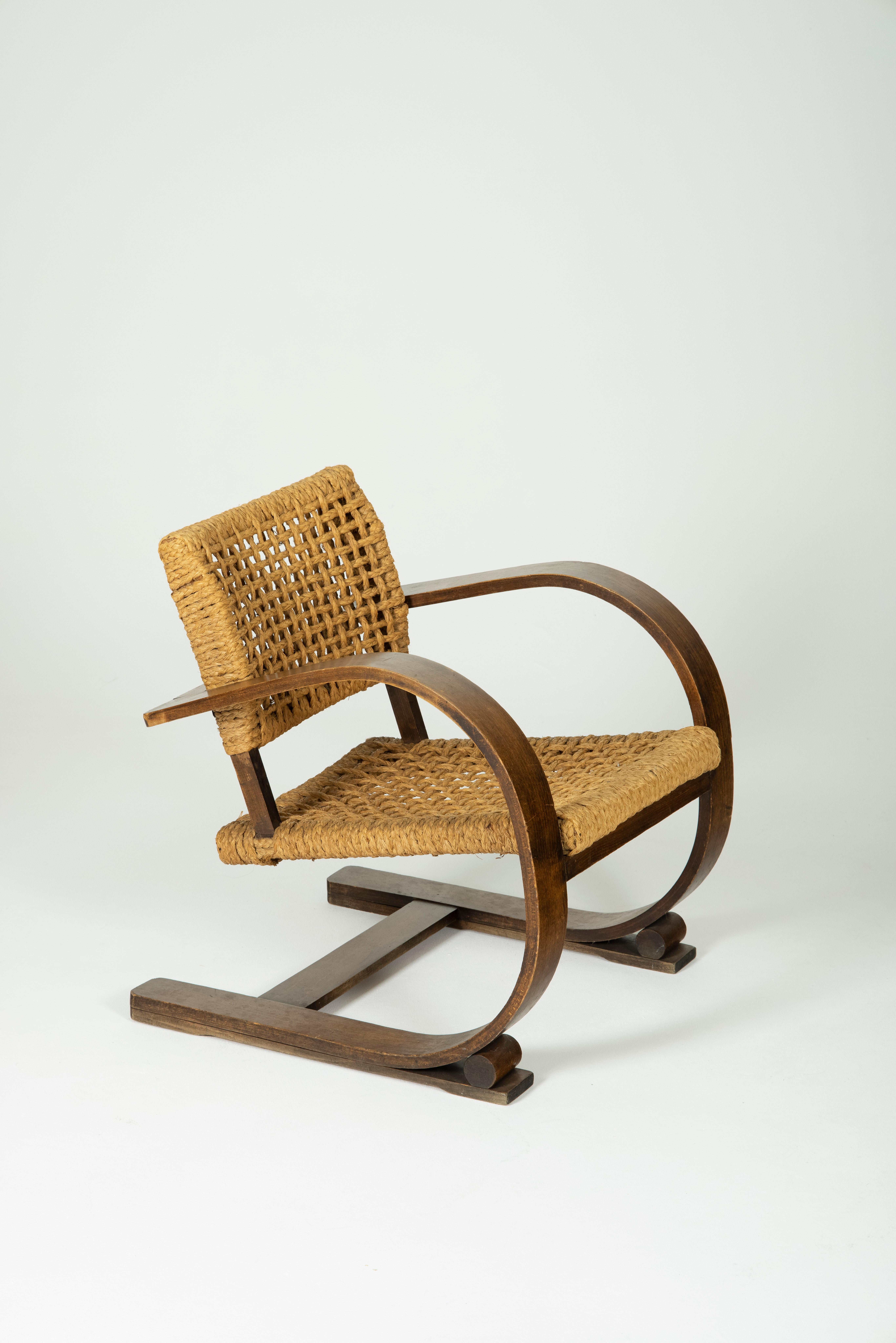 Fauteuil d'Audoux et Minet pour Vibo Vesoul, années 1950 9