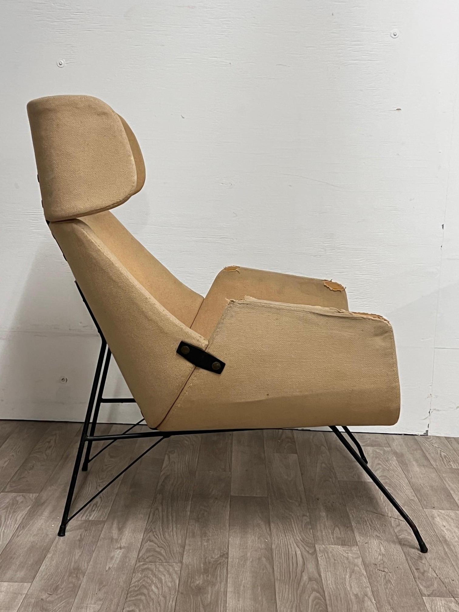 Sillón de Augusto Bozzi para Saporiti mediados del siglo XX en venta