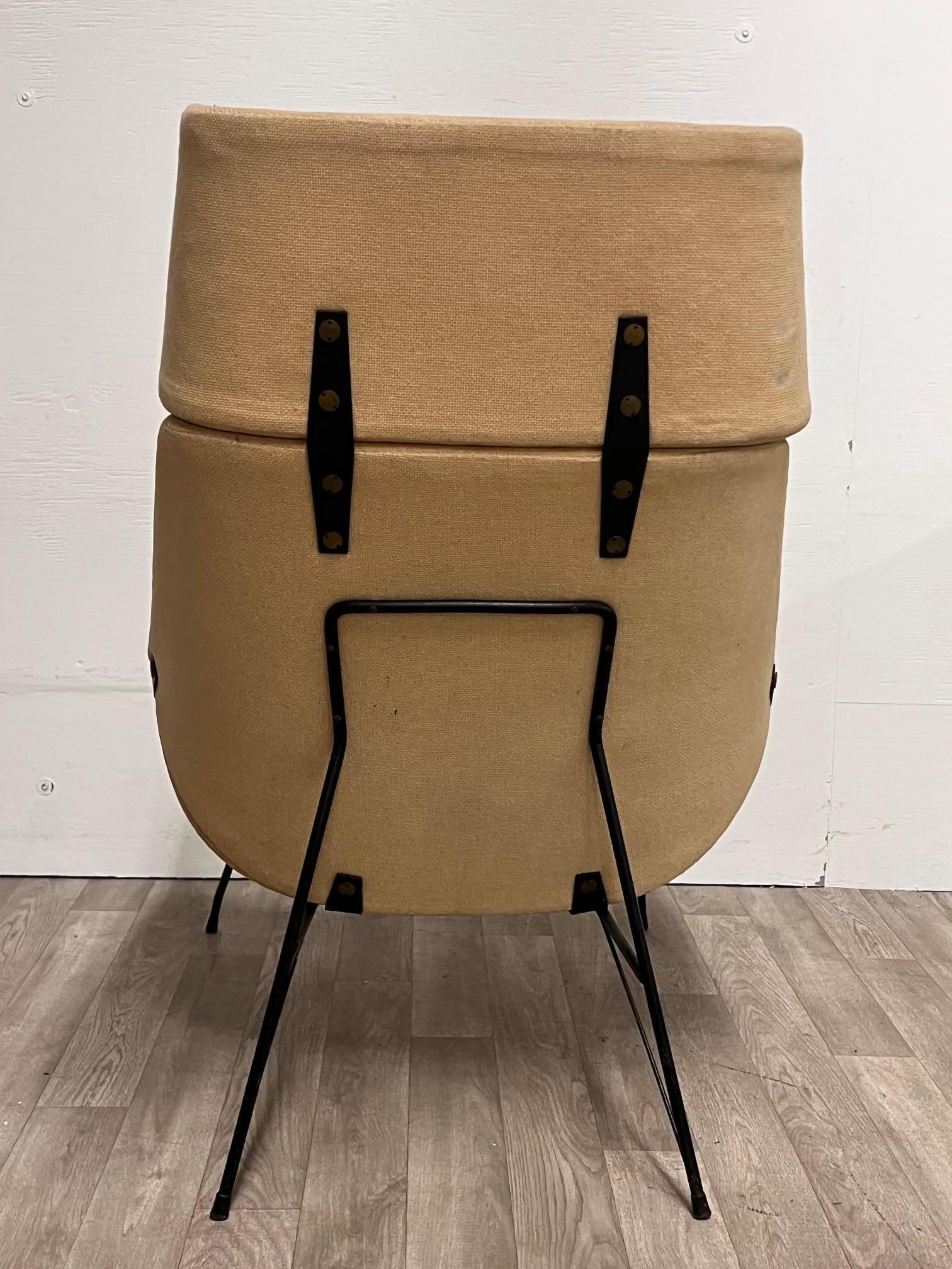 Sillón de Augusto Bozzi para Saporiti Metal en venta