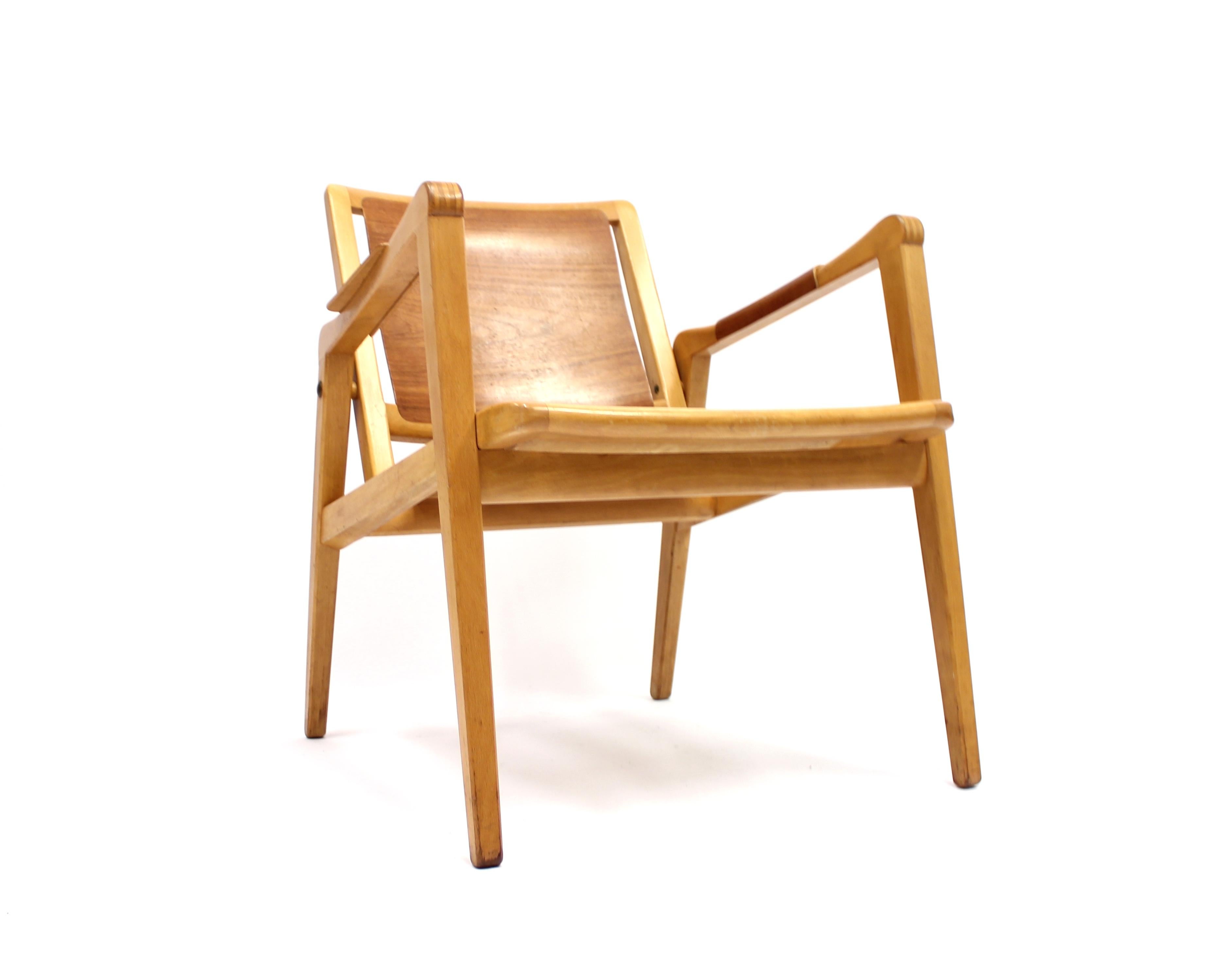 Swedish Armchair by Axel Larsson for Bodafors, 1950s