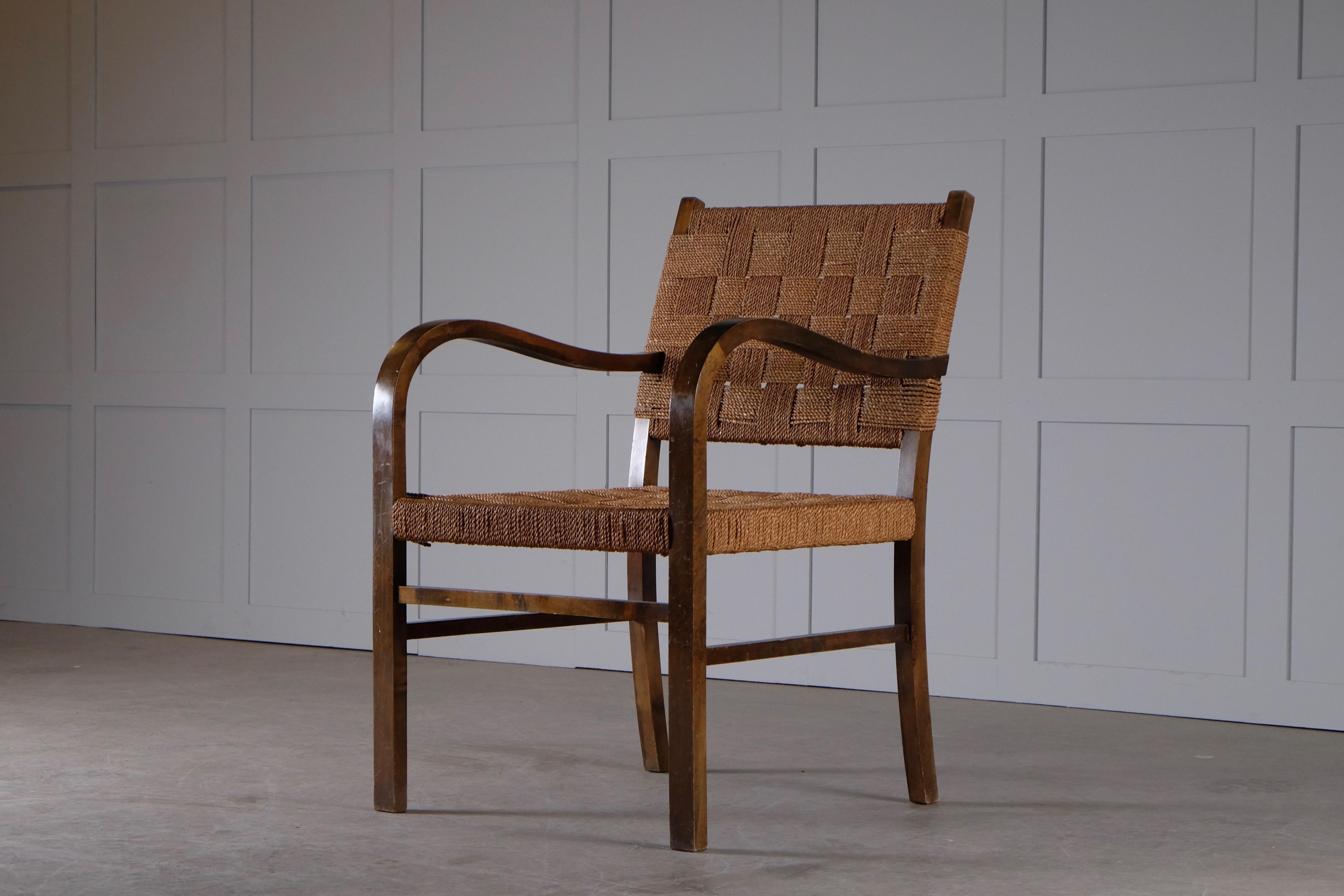 Armchair by Axel Larsson, Sweden, 1940s In Good Condition In Stockholm, SE