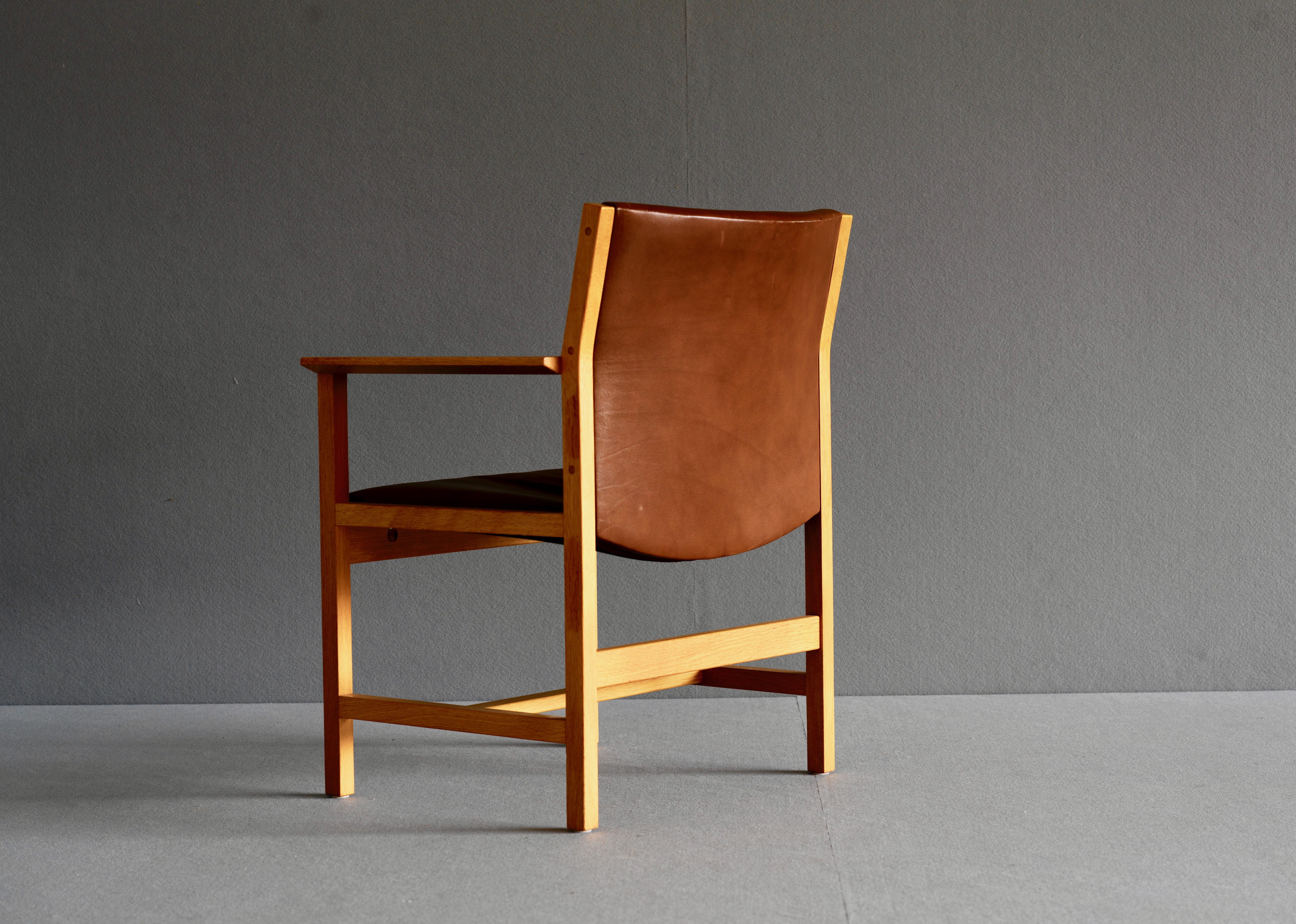 Mid-Century Modern Armchair by Borge Mogensen for Fredericia For Sale