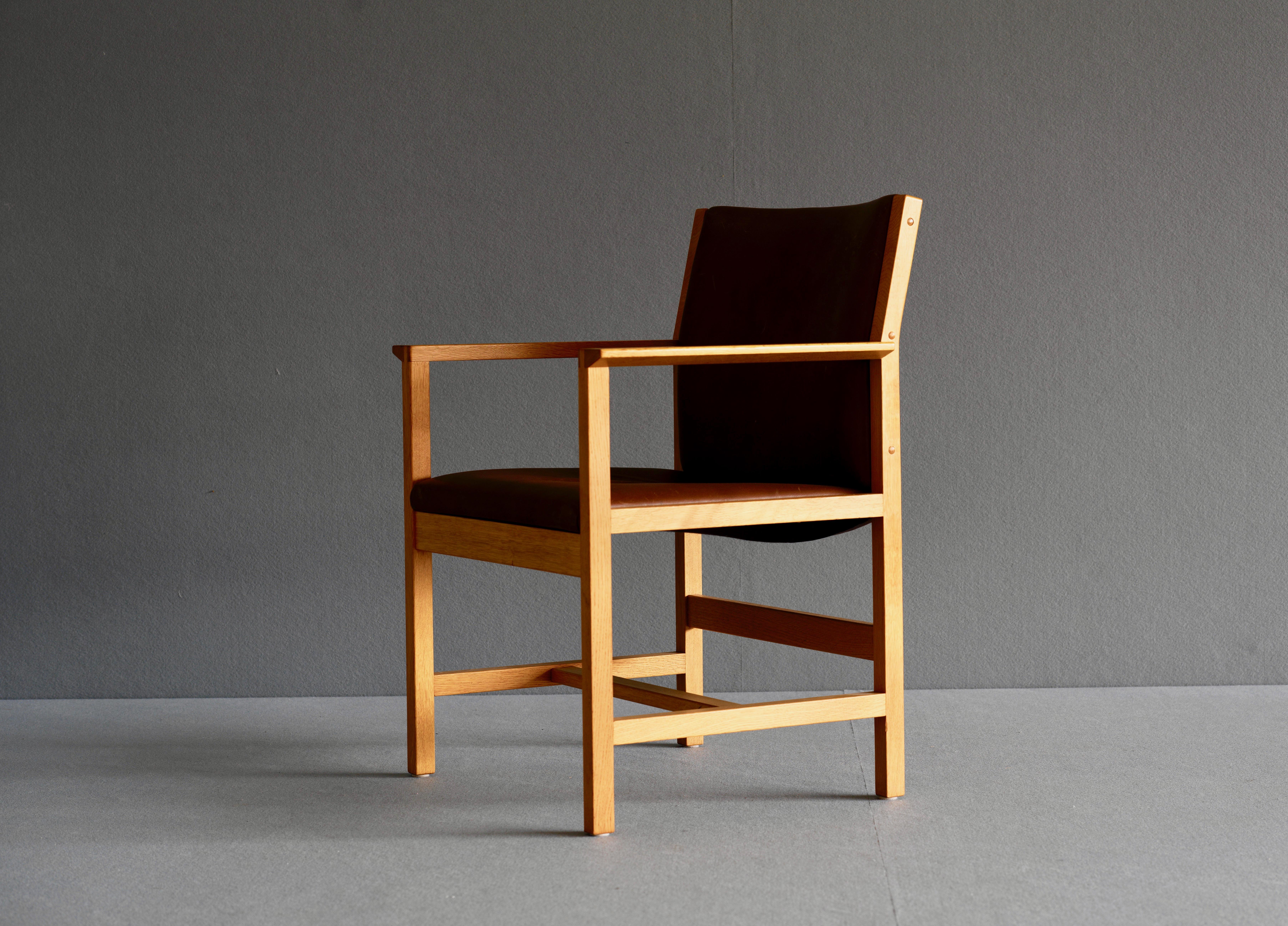 Danish Armchair by Borge Mogensen for Fredericia For Sale