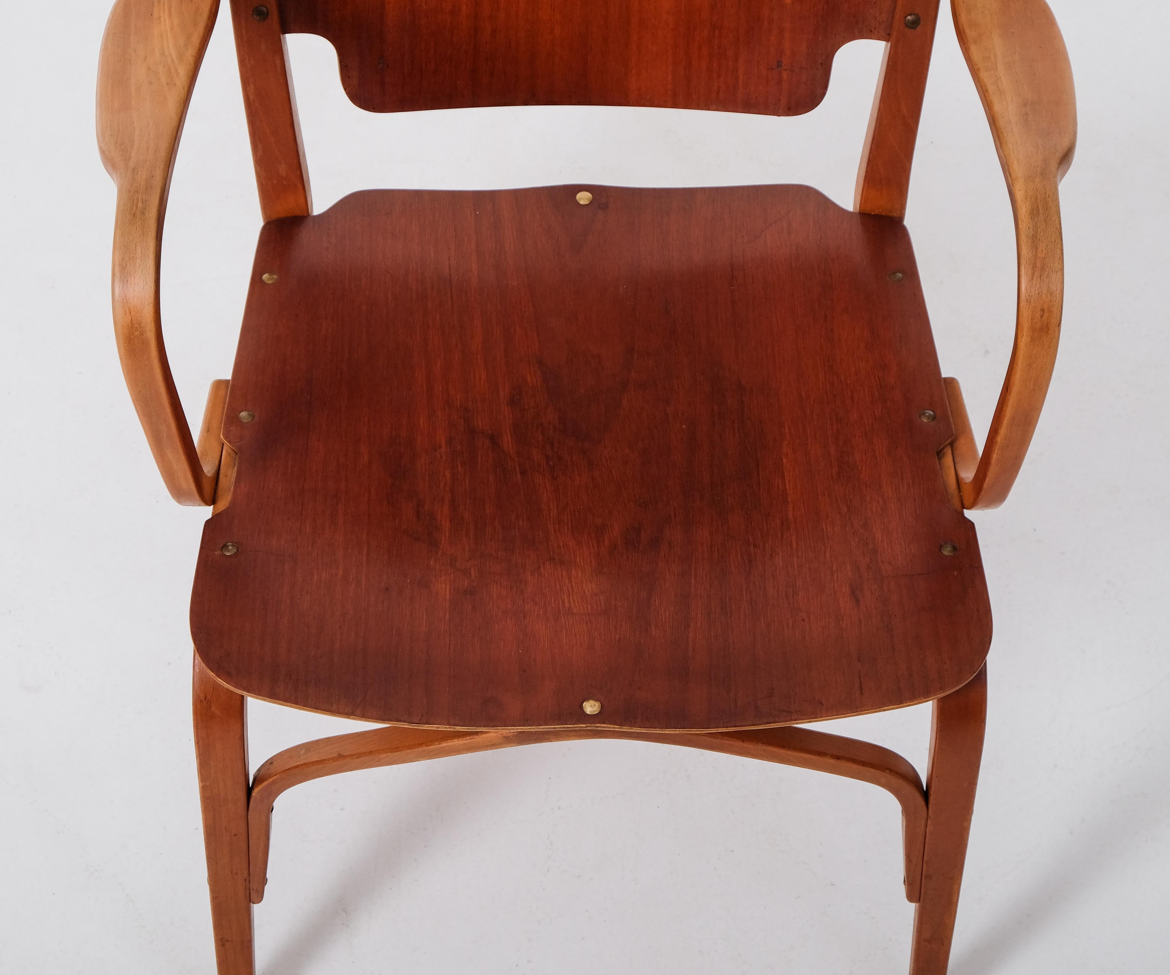 Sillón de Carl-Axel Acking, década de 1940 Sueco en venta