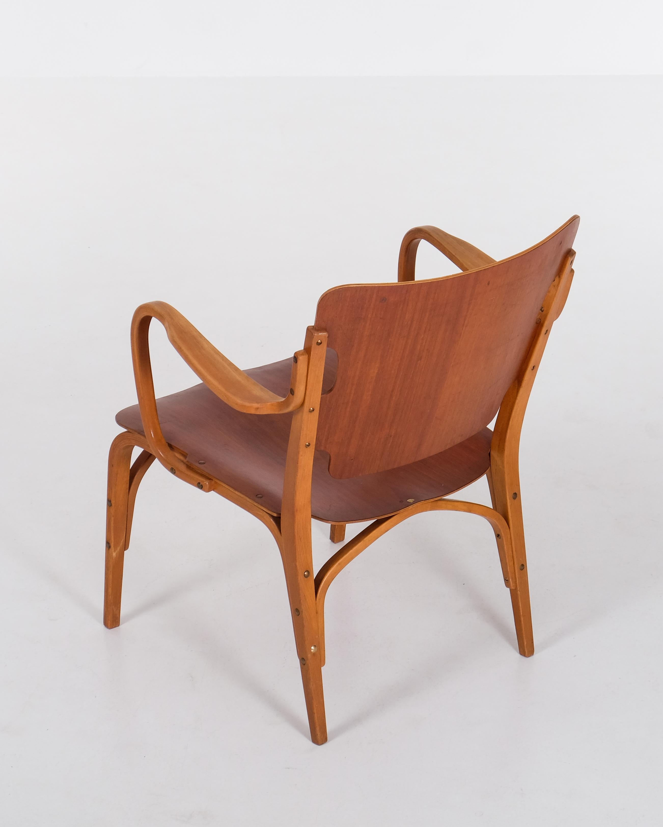 Sillón de Carl-Axel Acking, década de 1940 en Bueno estado para la venta en Stockholm, SE