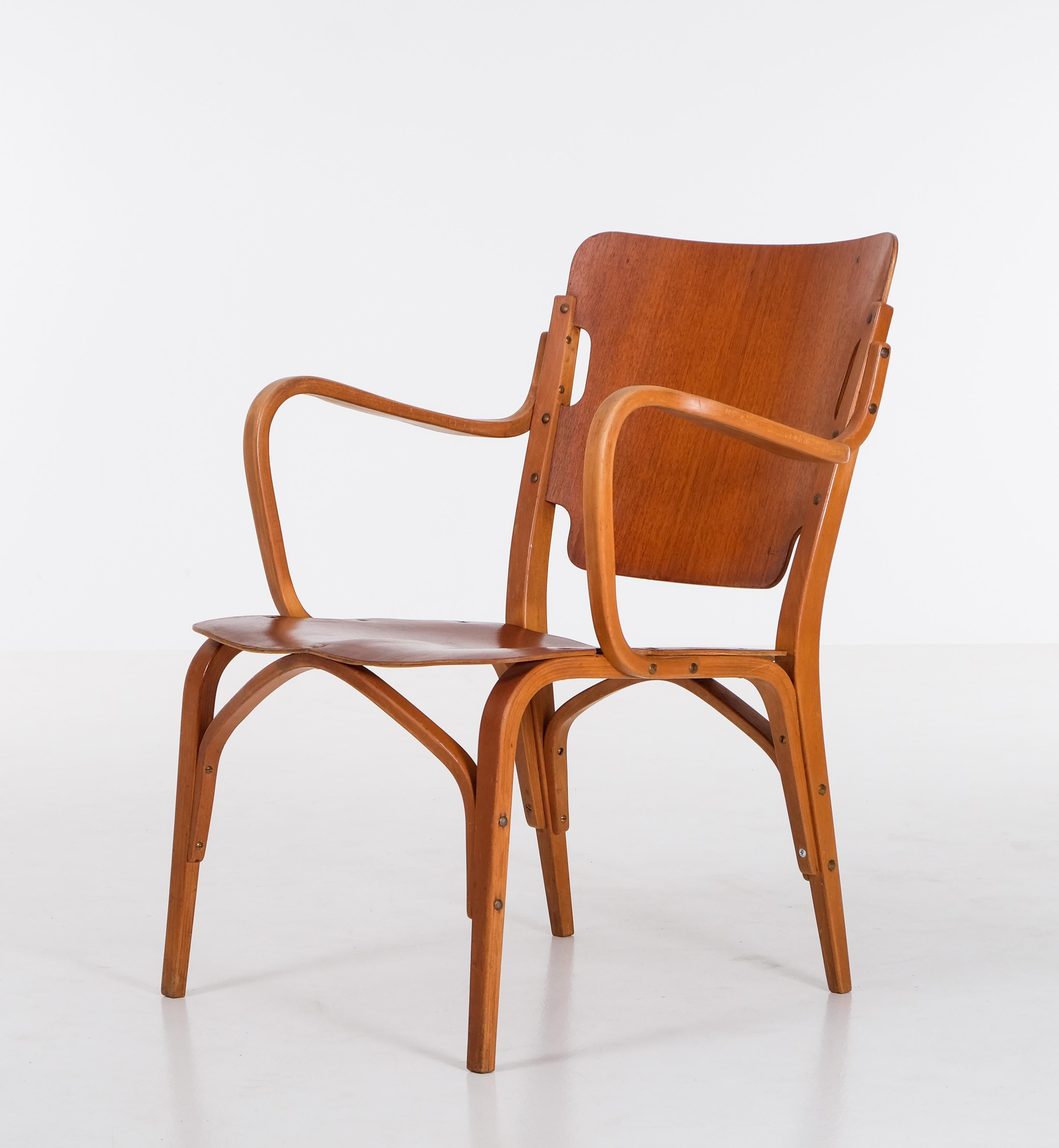 Sillón de Carl-Axel Acking, década de 1940 en venta 1