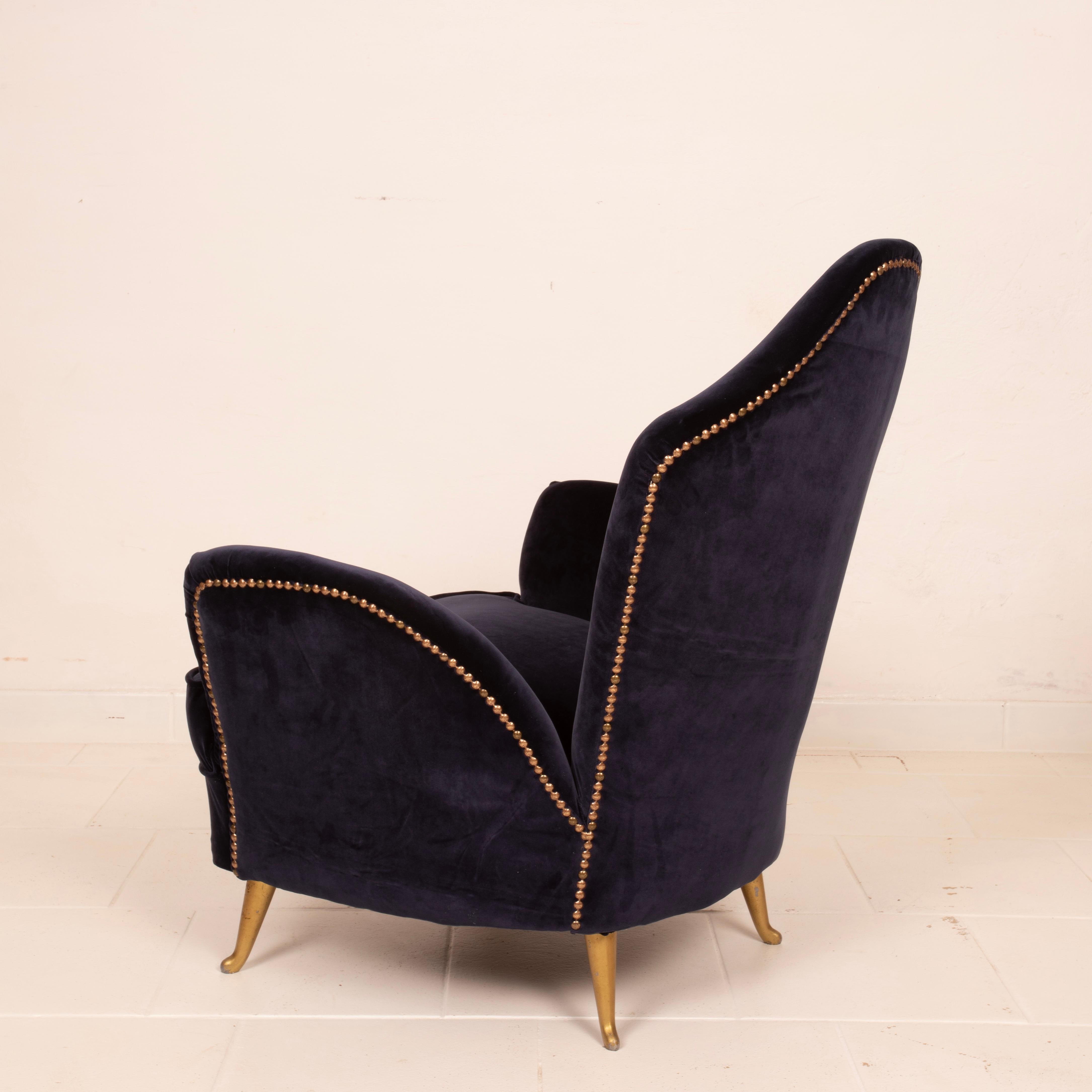 Sillón de Cesare Lacca para ISA Bergamo en venta 3