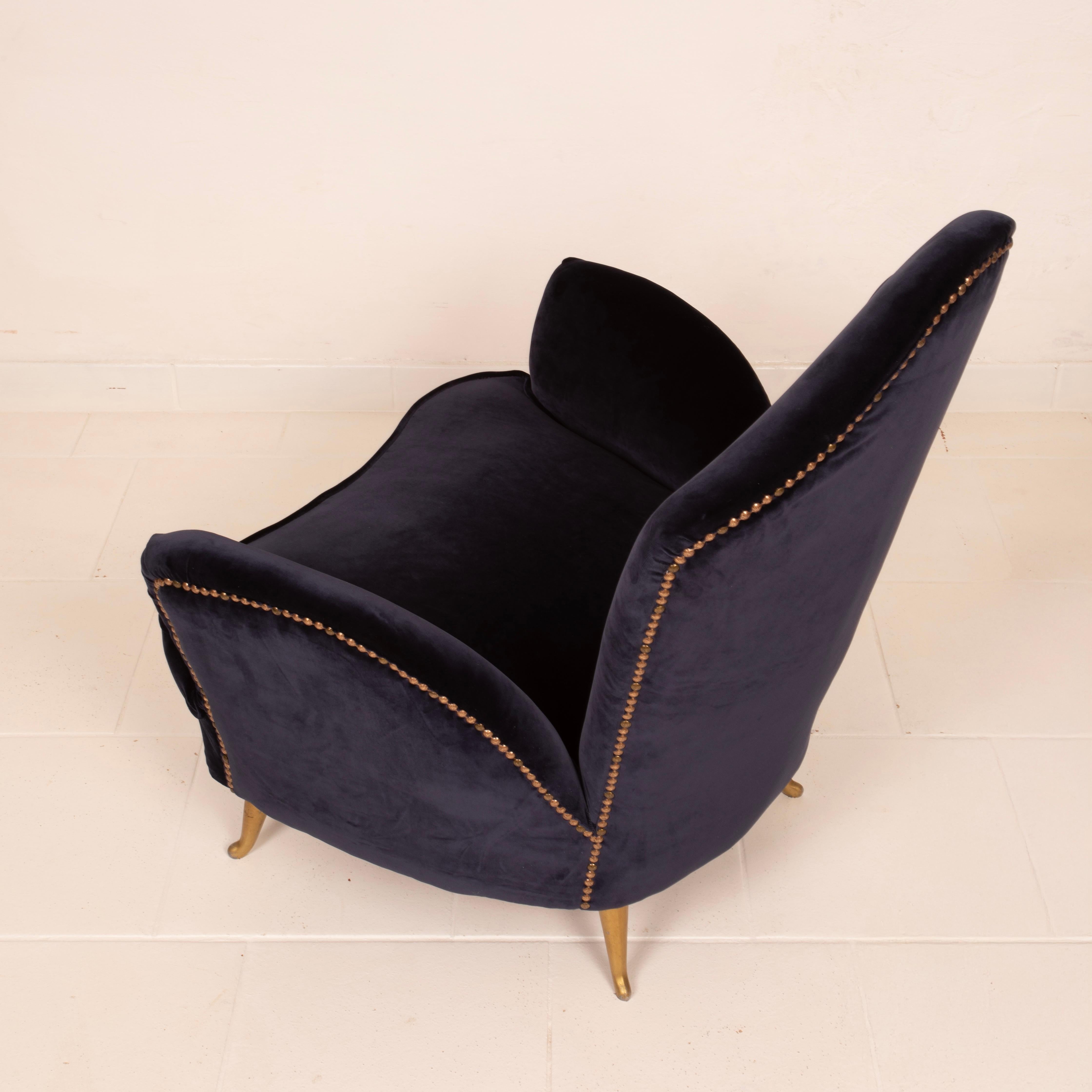 Sillón de Cesare Lacca para ISA Bergamo en venta 4