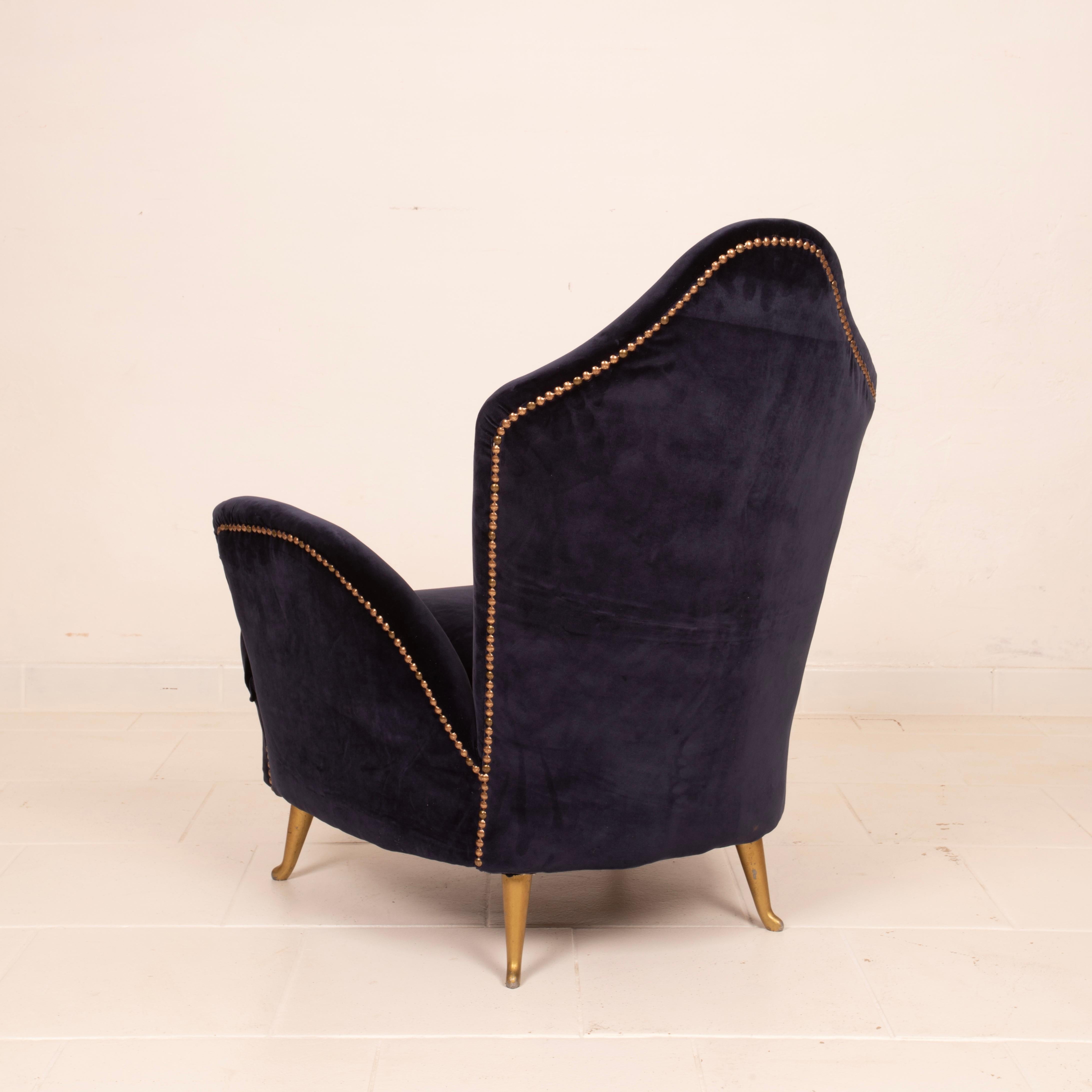 Sillón de Cesare Lacca para ISA Bergamo en venta 7