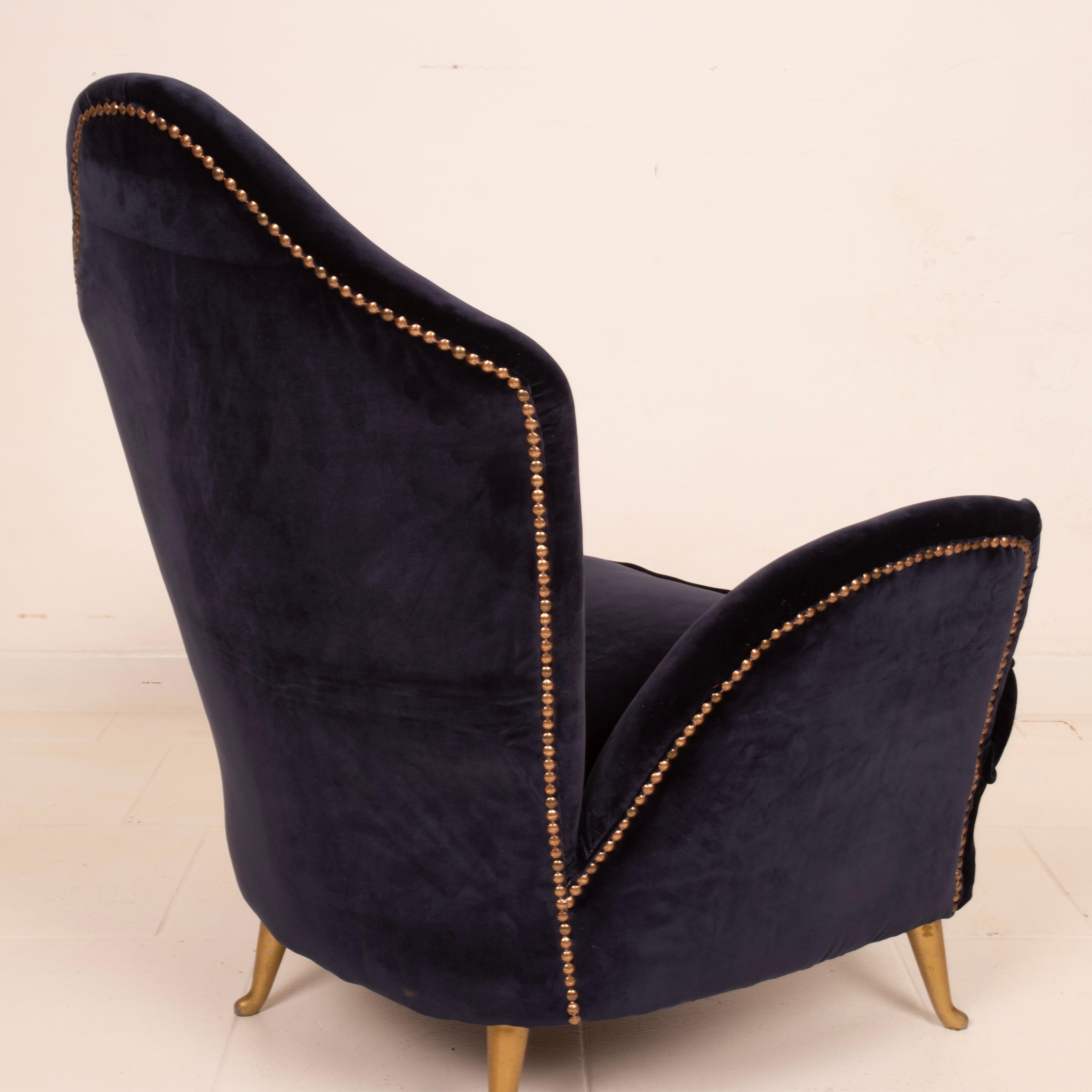 Sillón de Cesare Lacca para ISA Bergamo en venta 10