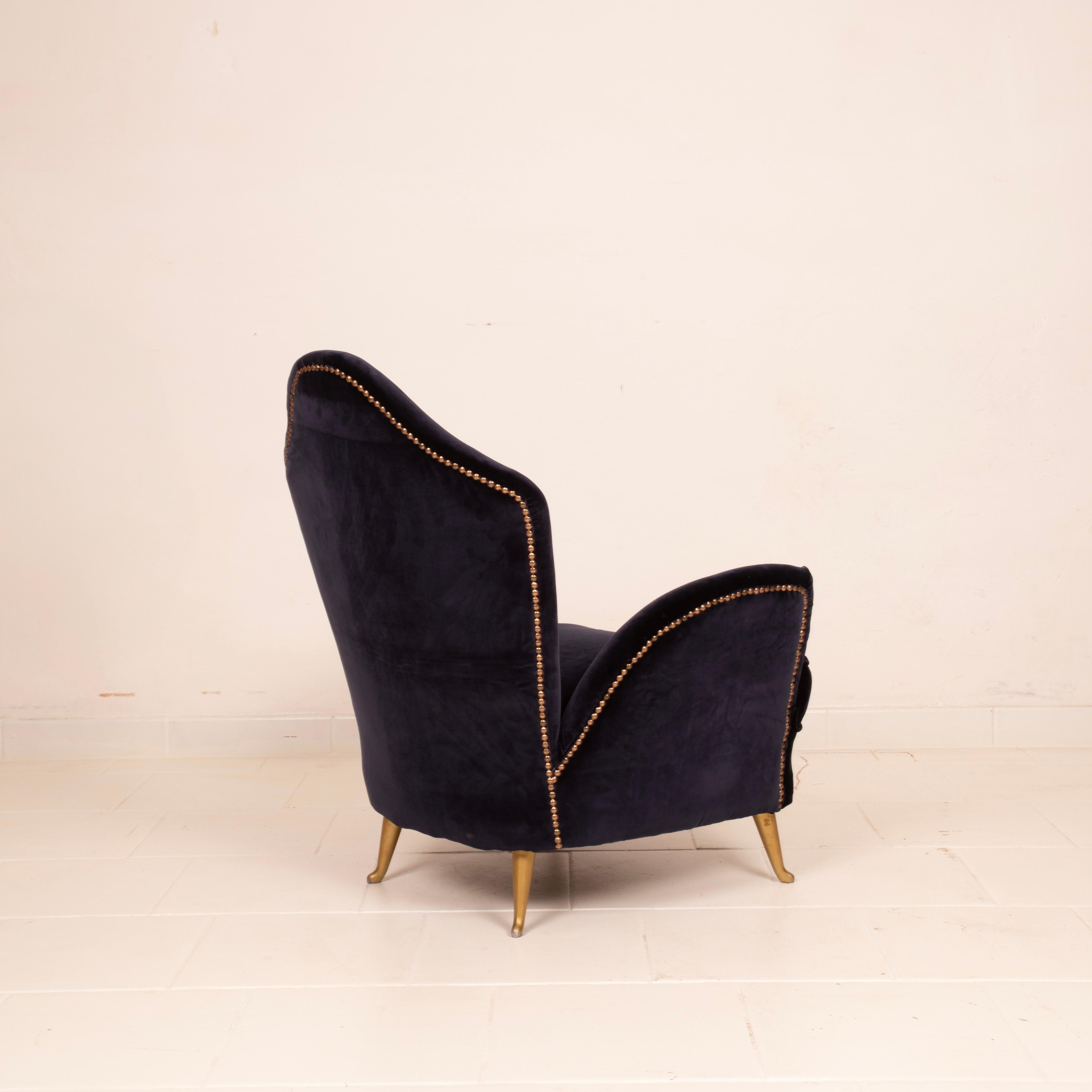 Sillón de Cesare Lacca para ISA Bergamo en venta 11