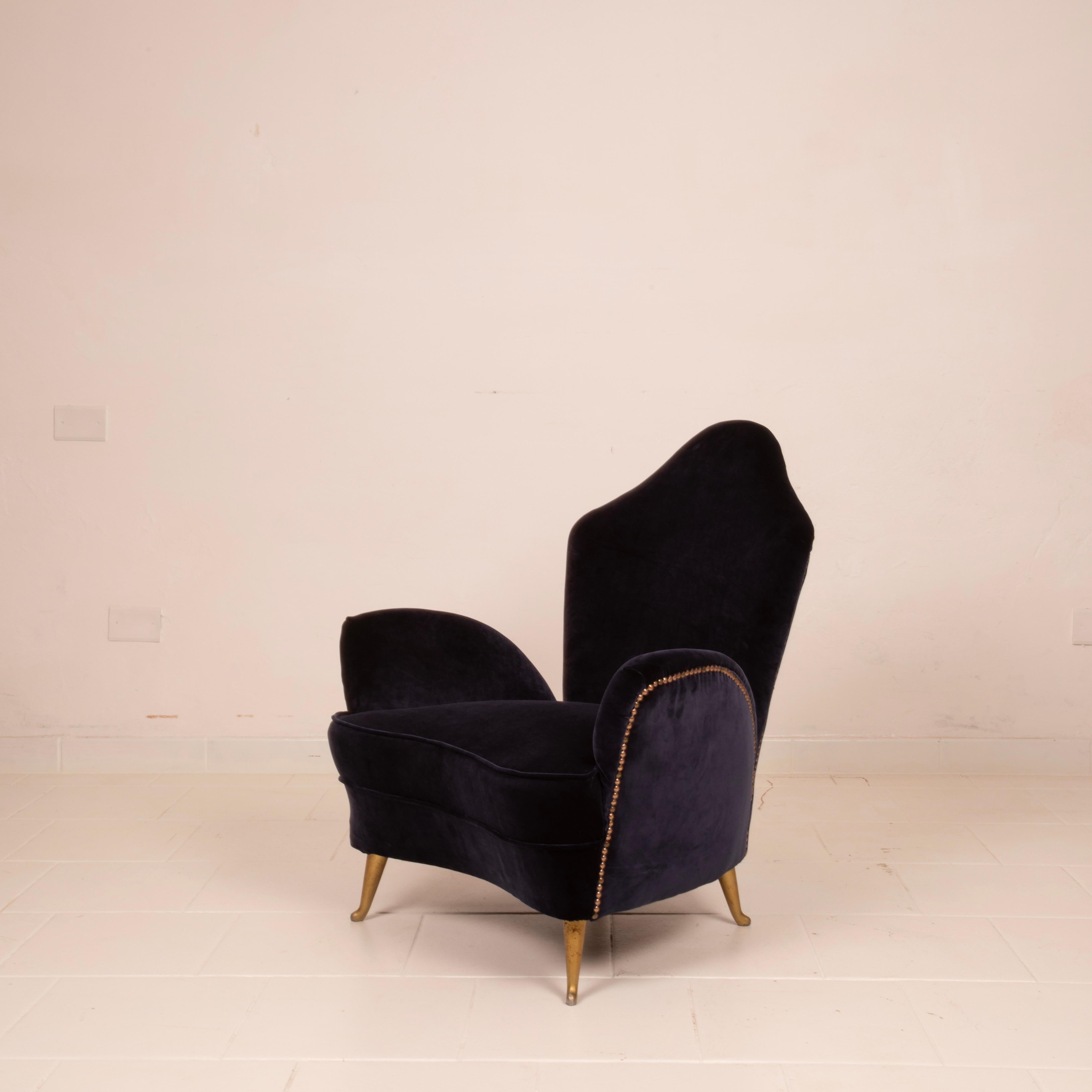 Sillón de Cesare Lacca para ISA Bergamo Moderno de mediados de siglo en venta