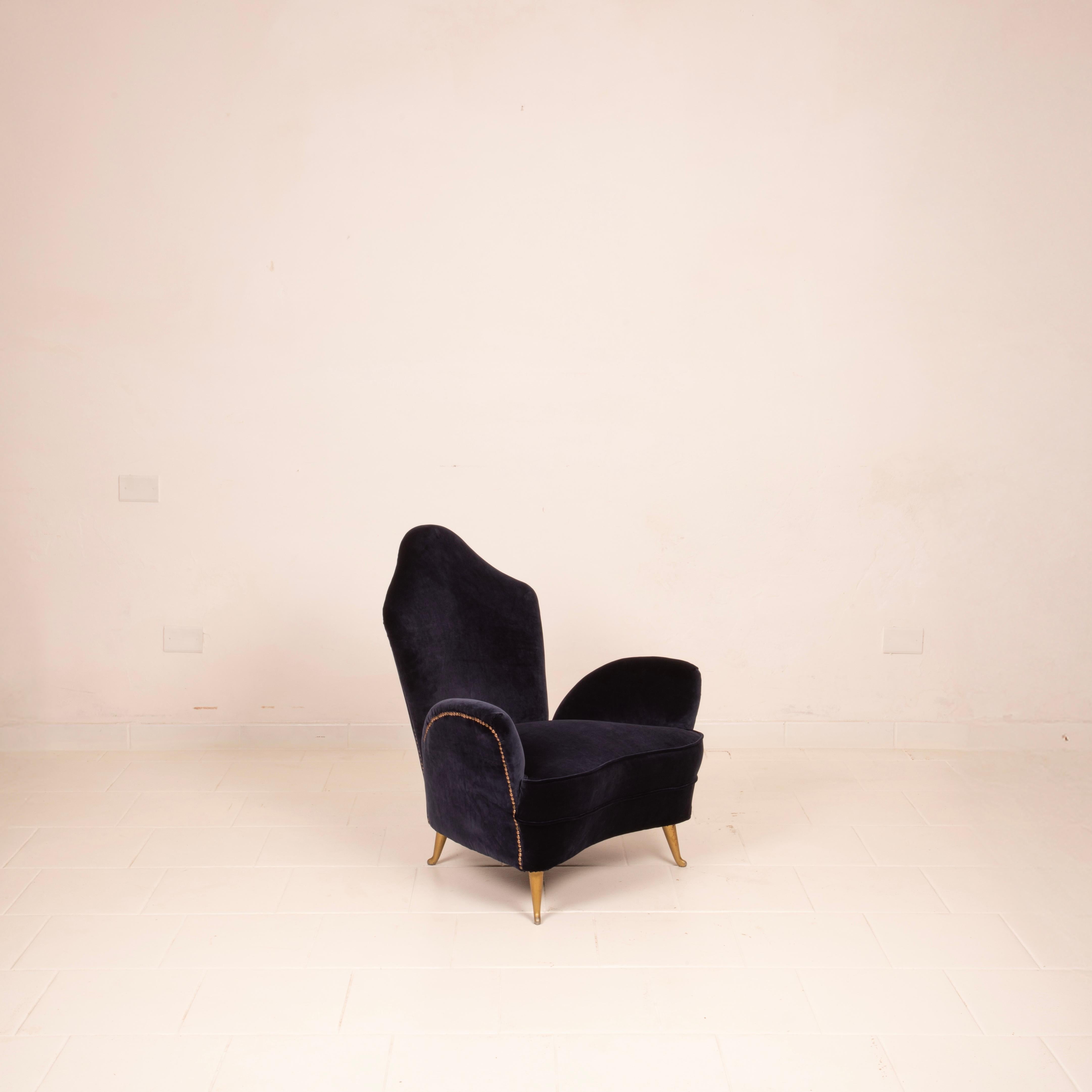 Sillón de Cesare Lacca para ISA Bergamo Mid-20th Century en venta